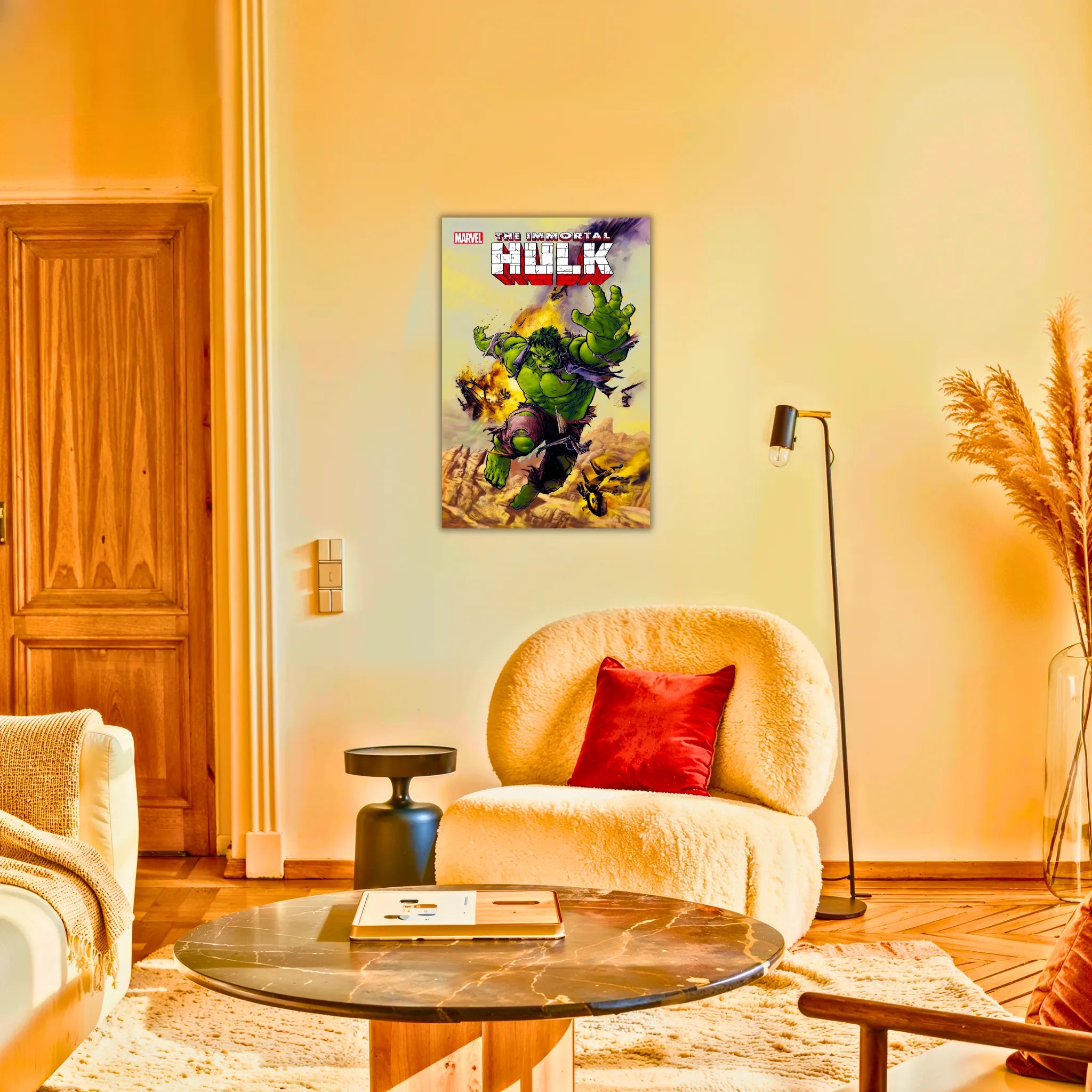 Tableau Hulk Affiche Comics