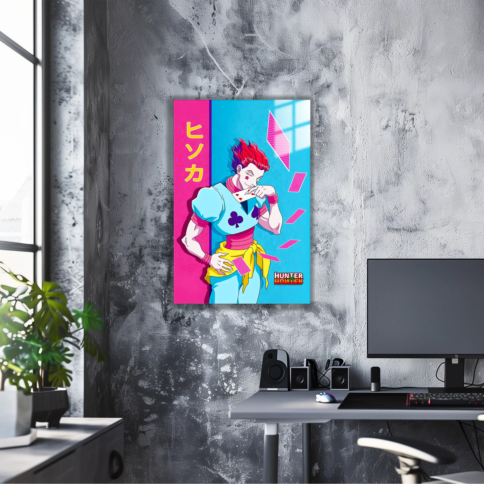 tableau-hunter-x-hunter-hisoka-carte | DreamWay