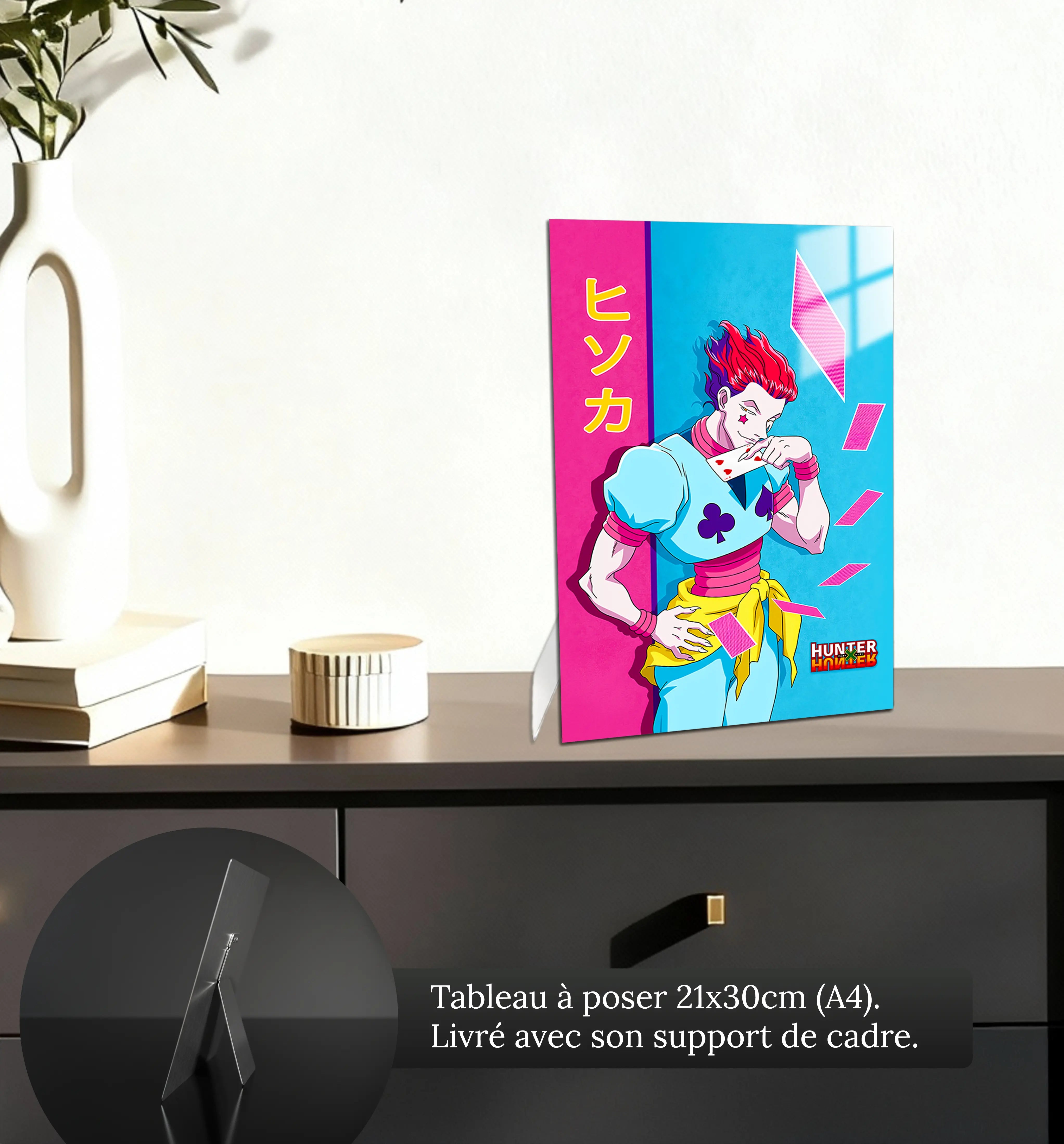 tableau-hunter-x-hunter-hisoka-carte-petit-format-a-poser-sur-meuble | DreamWay