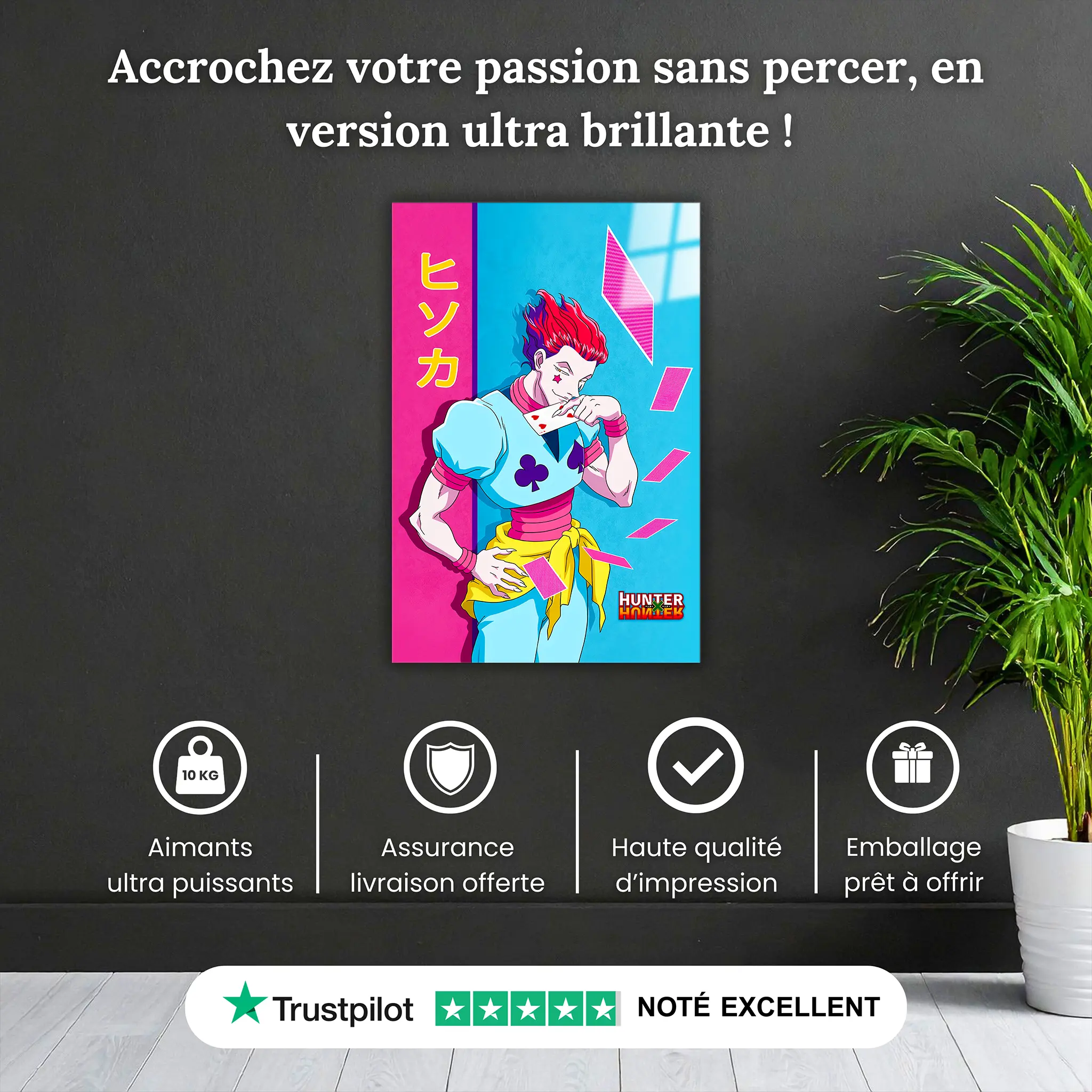 tableau-hunter-x-hunter-hisoka-carte-pourquoi-acheter | DreamWay