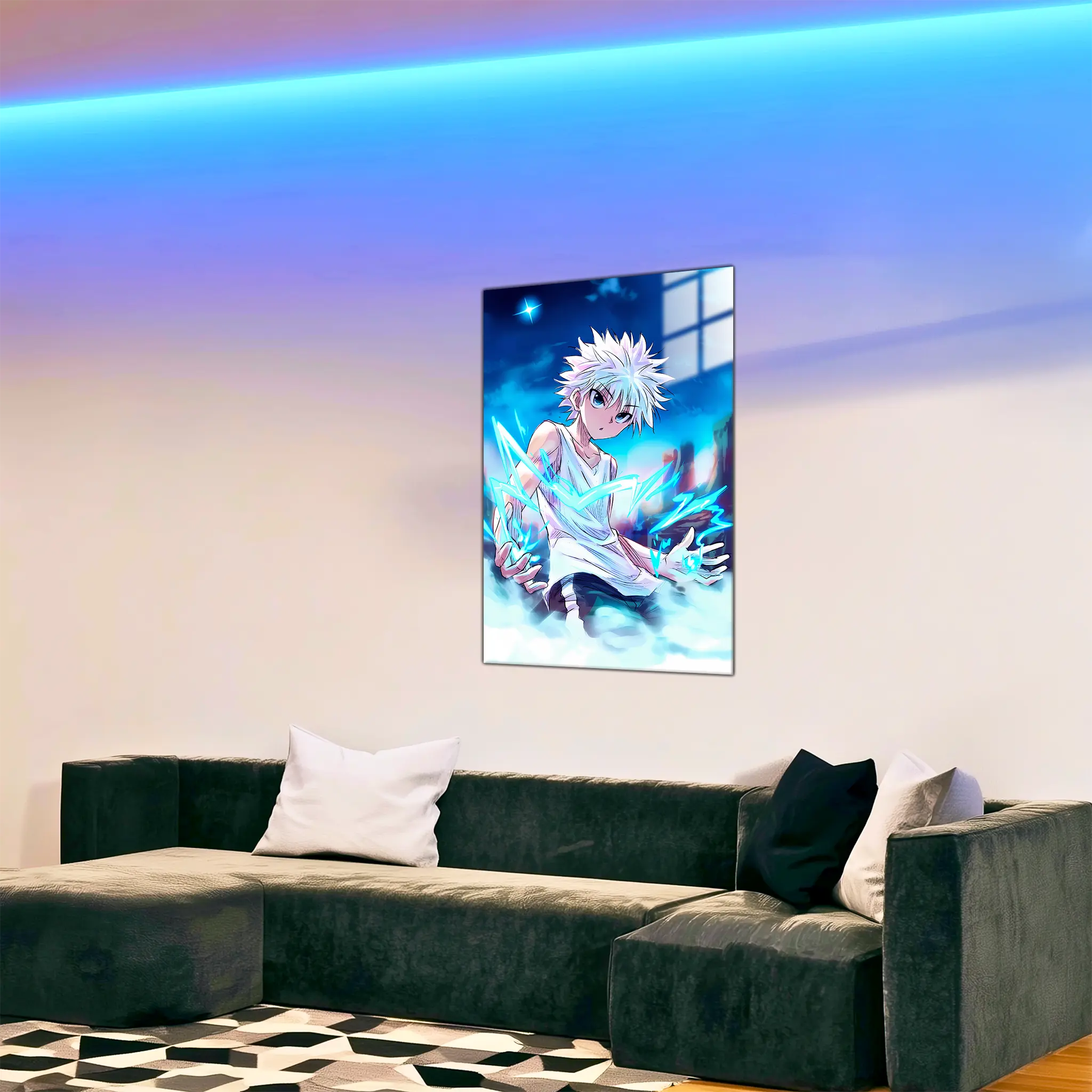 tableau-hunter-x-hunter-kirua-dans-le-salon | DreamWay