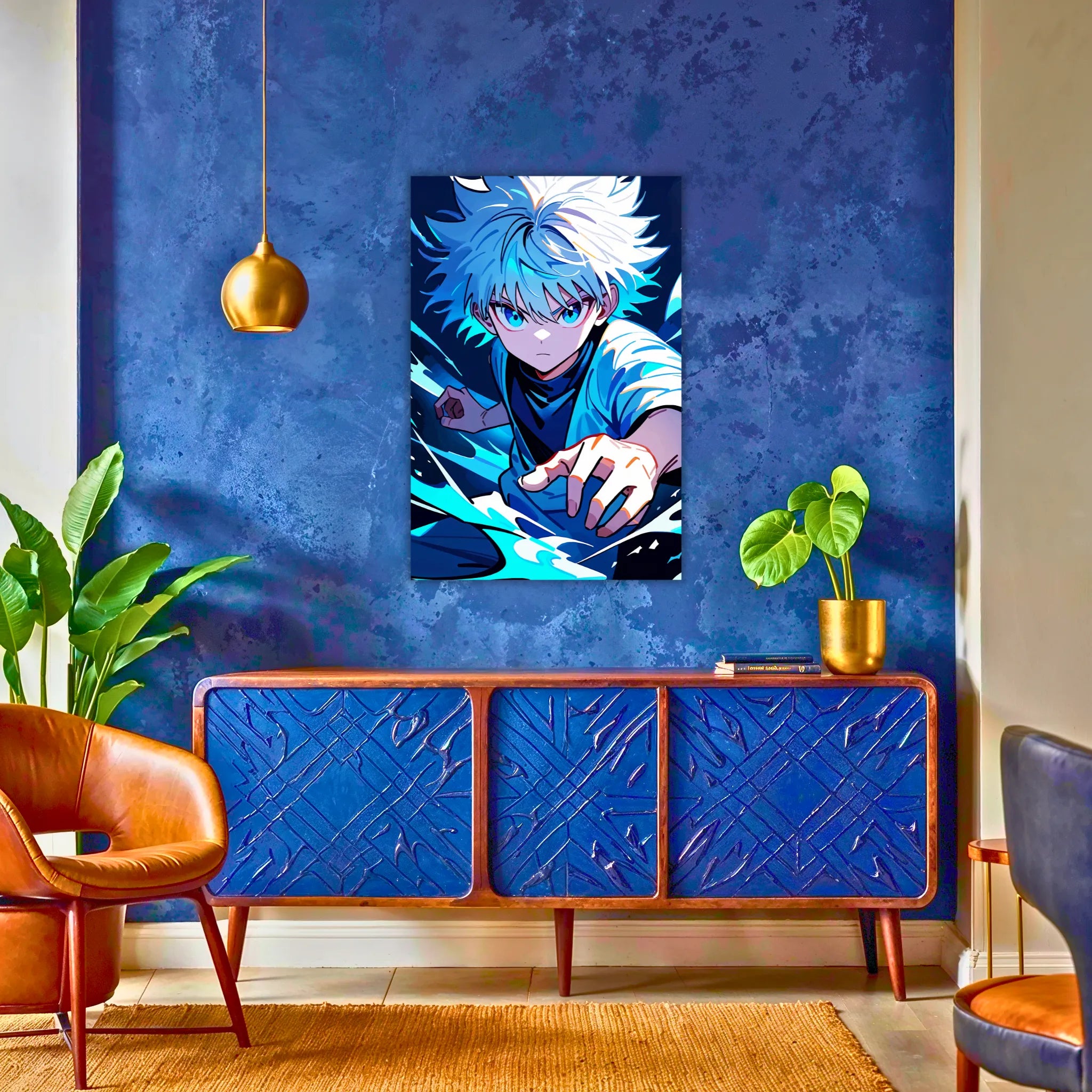 Tableau Hunter X Hunter Kirua Portrait