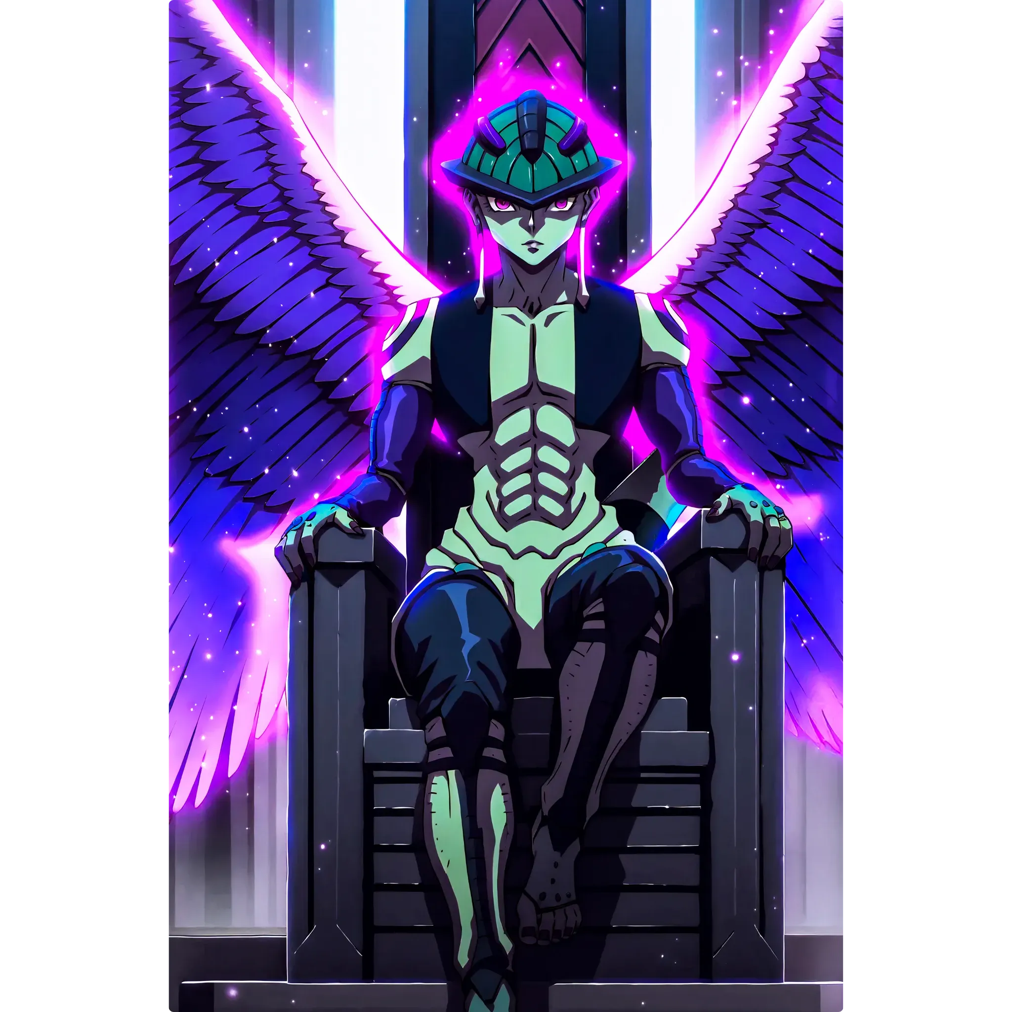 Tableau Hunter X Hunter Meruem Trône