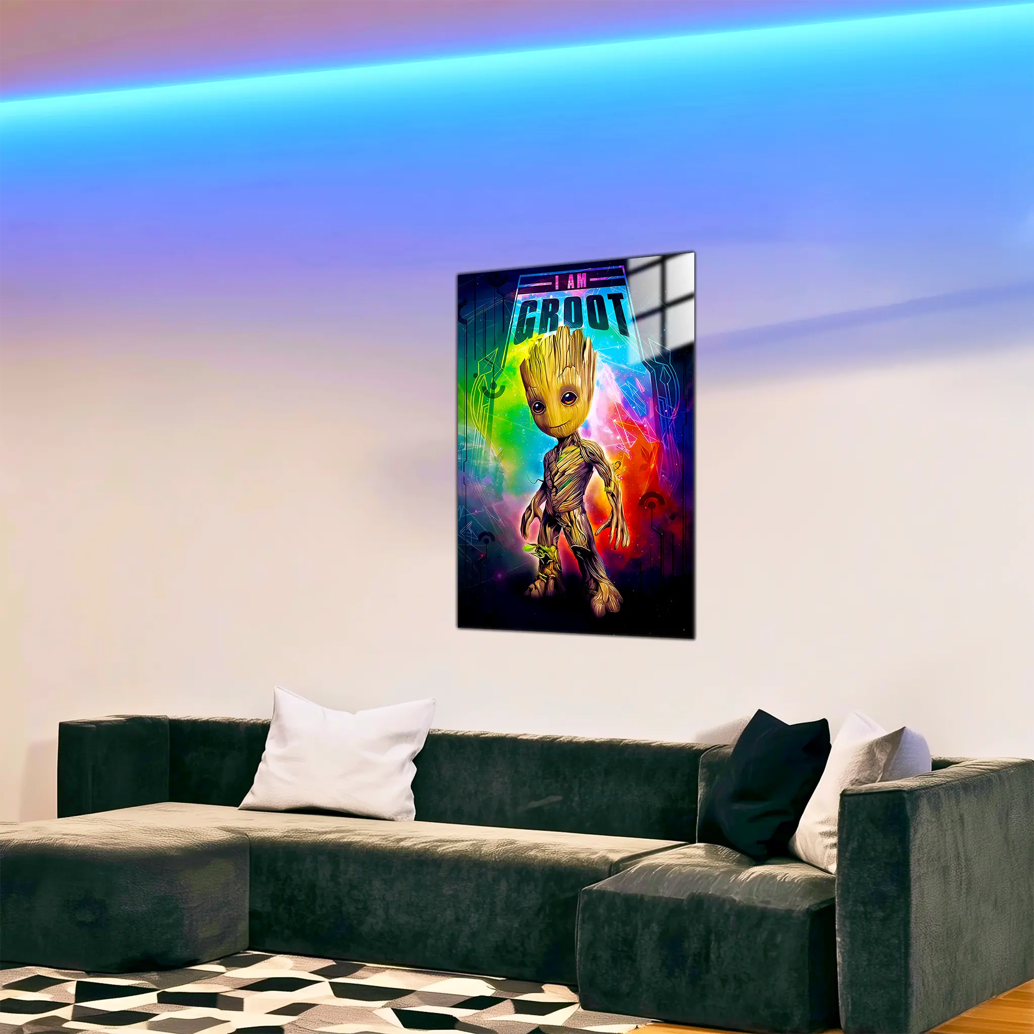 tableau-i-am-groot-affiche-dans-le-salon | DreamWay