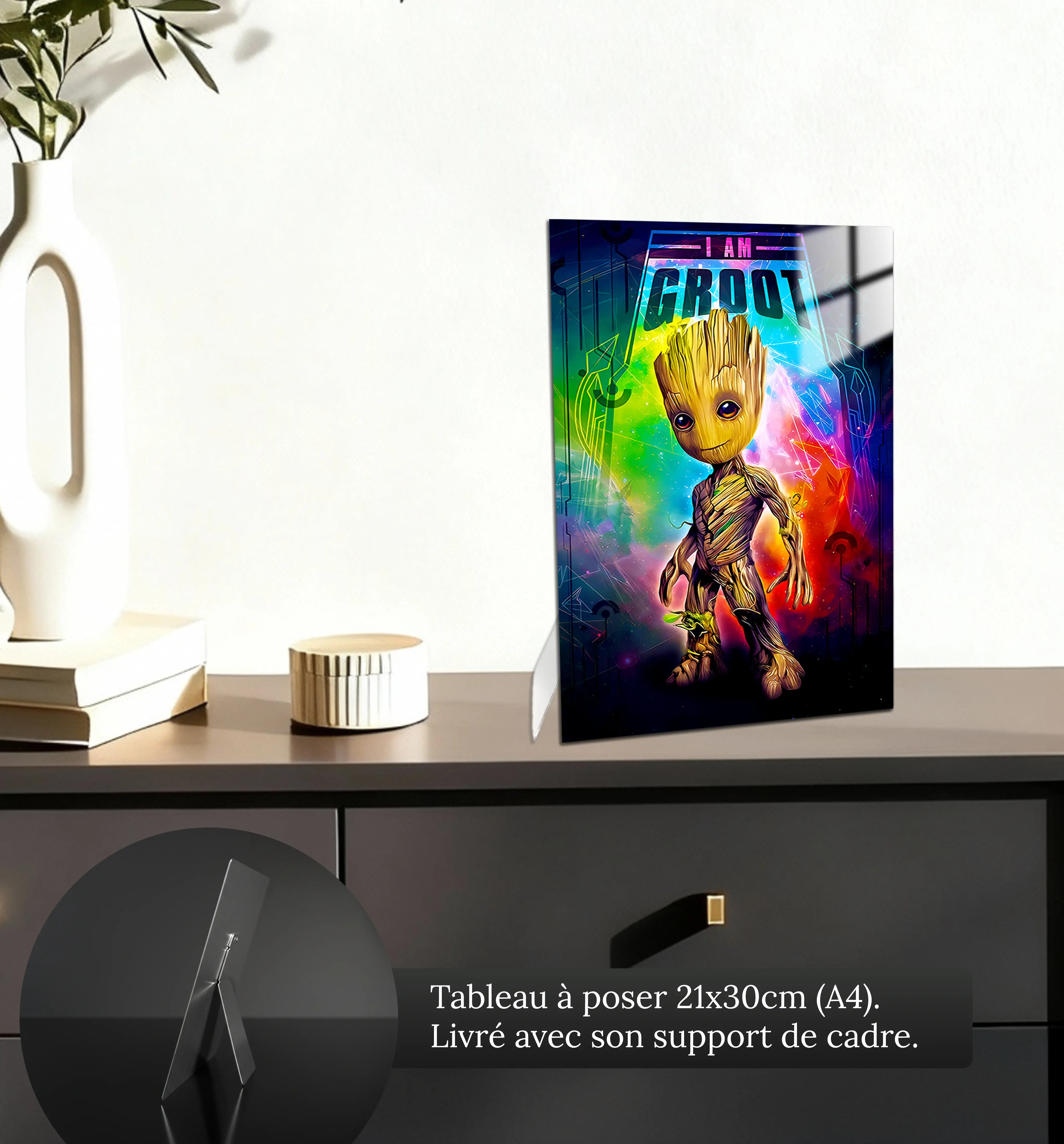 tableau-i-am-groot-affiche-petit-format-a-poser-sur-meuble | DreamWay