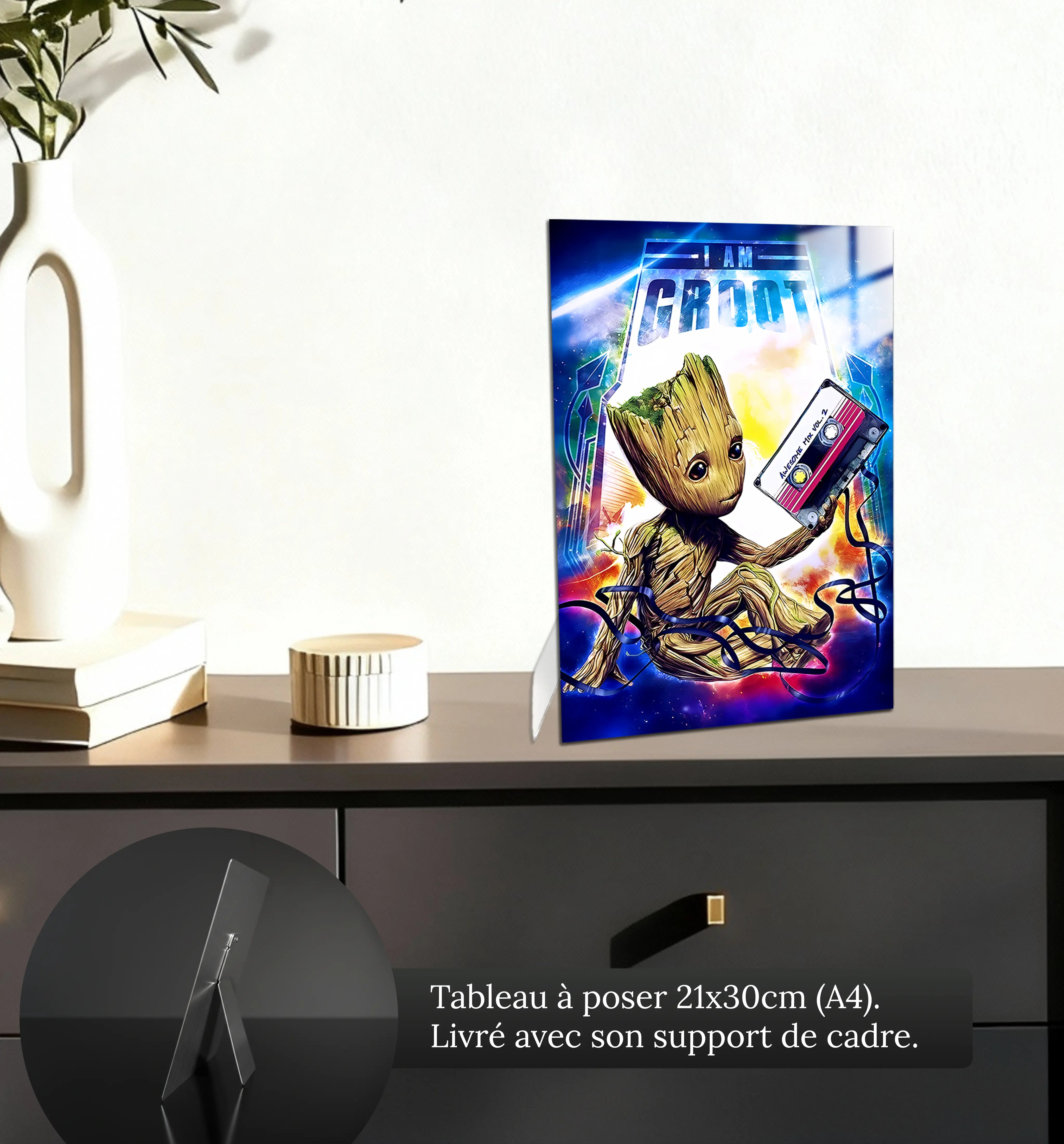 tableau-i-am-groot-petit-format-a-poser-sur-meuble | DreamWay
