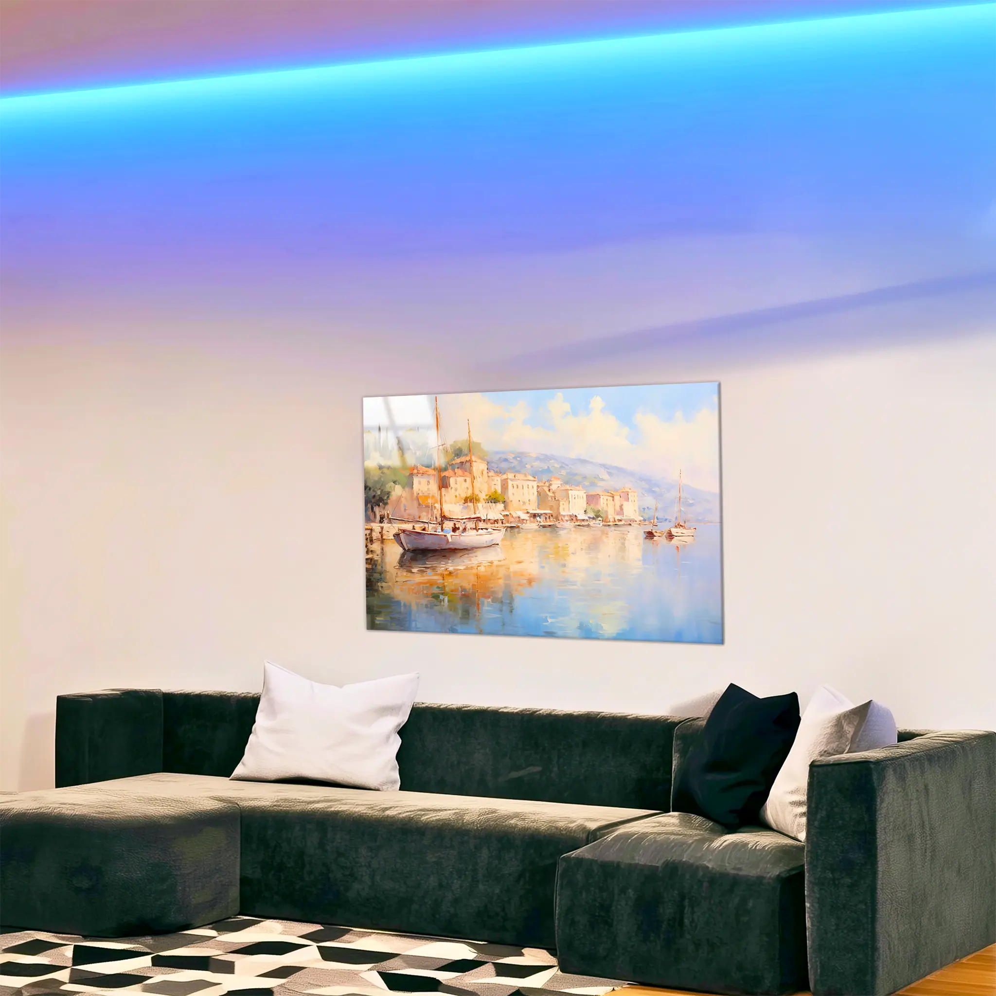 tableau-impressionniste-paysage-4k-dans-le-salon | DreamWay