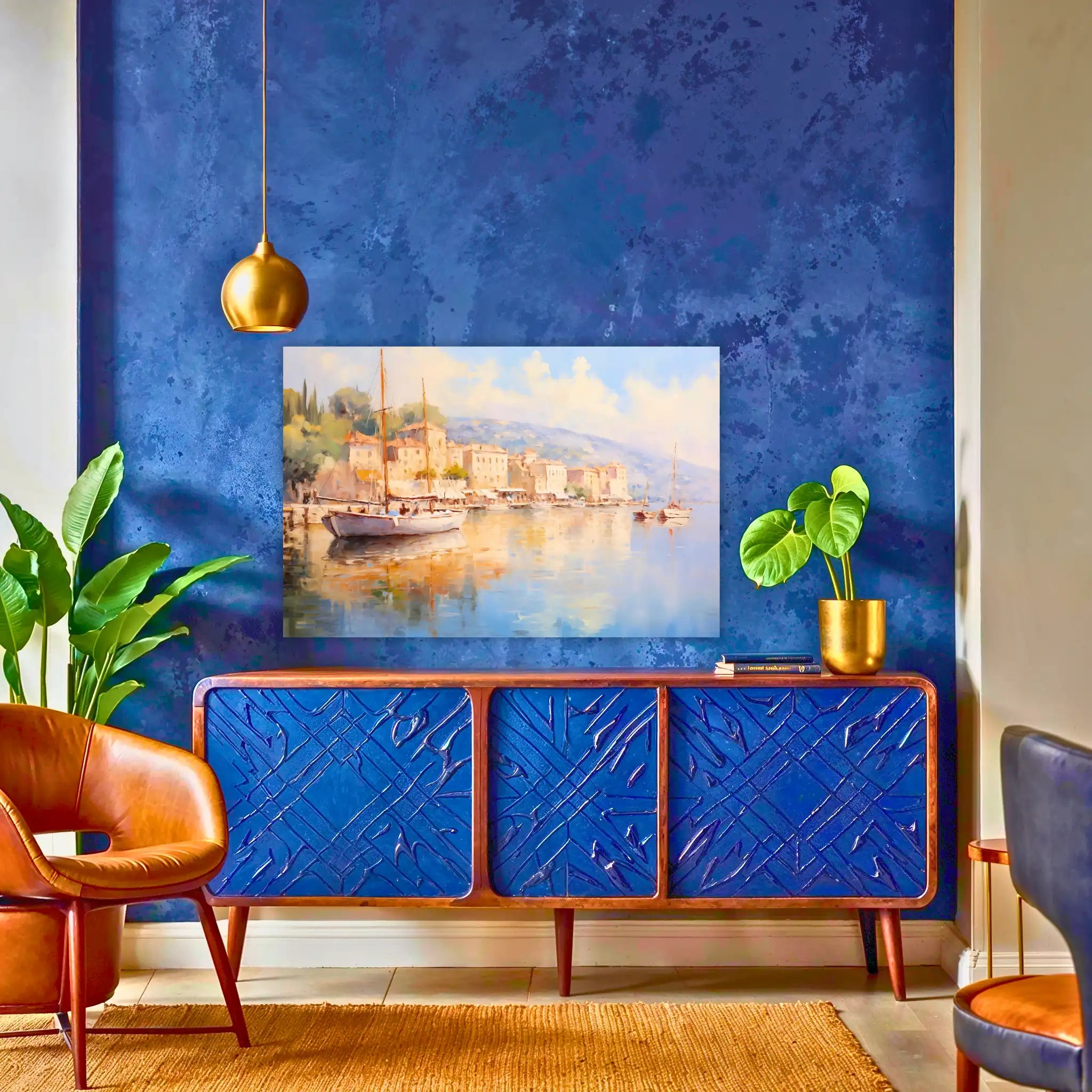tableau-impressionniste-paysage-au-dessus-du-buffet | DreamWay