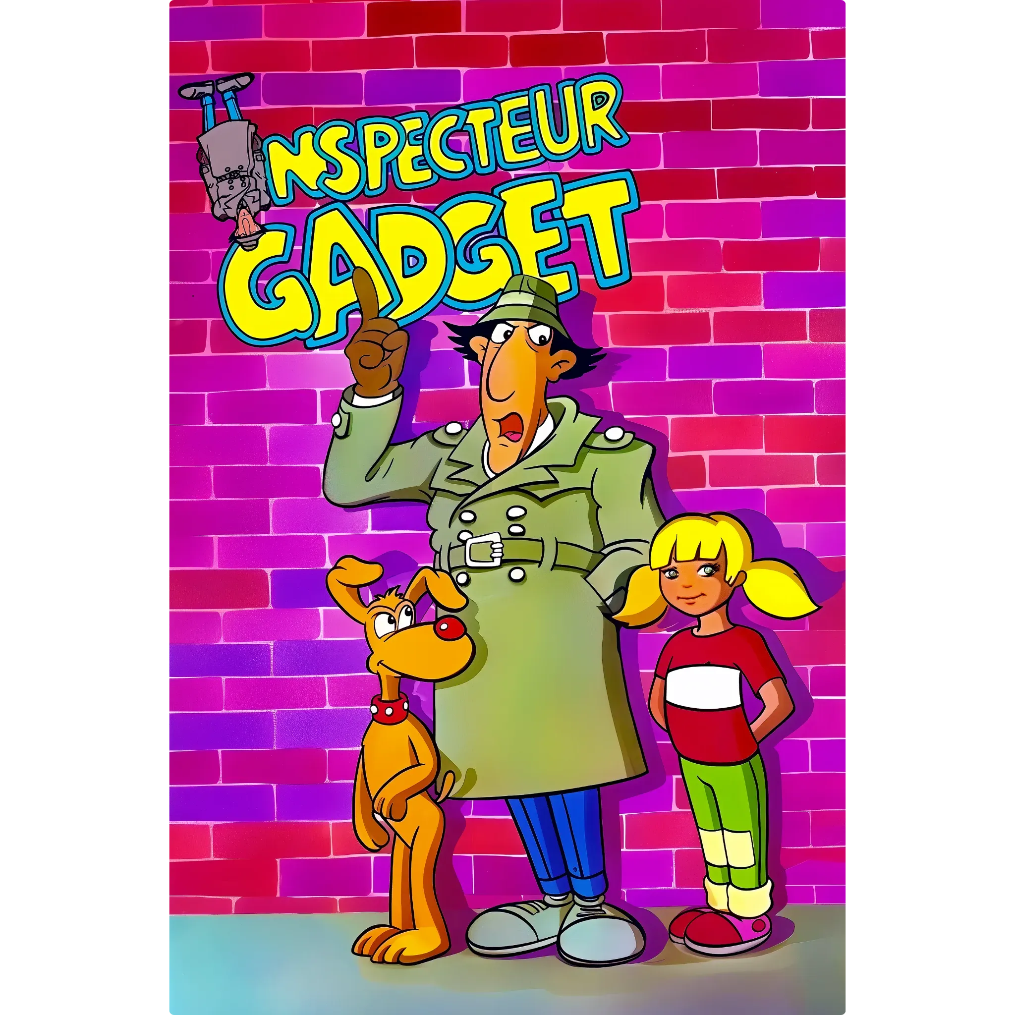 Tableau Inspecteur Gadget Affiche Colorée
