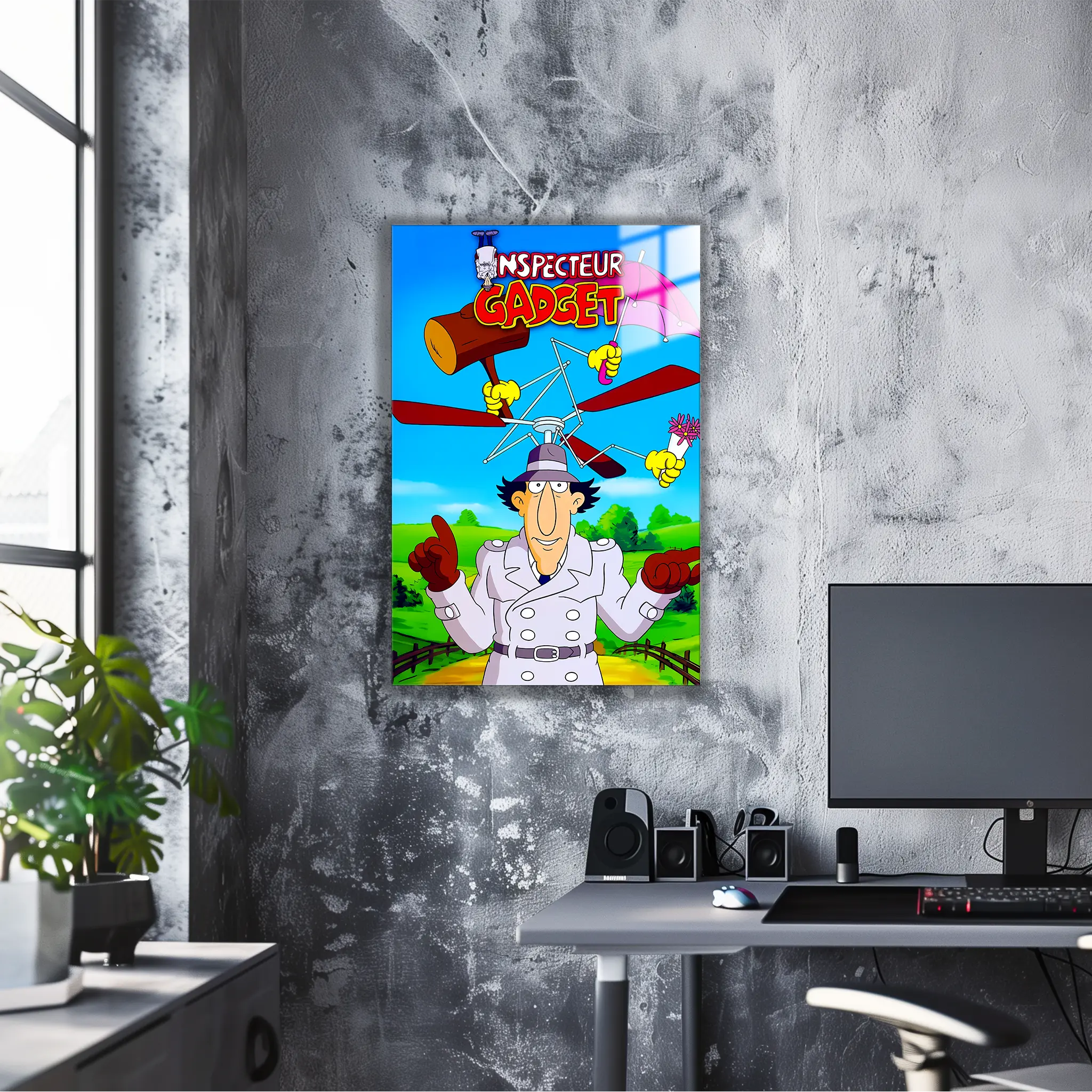 Tableau Inspecteur Gadget Gogo Gadget Chapeau