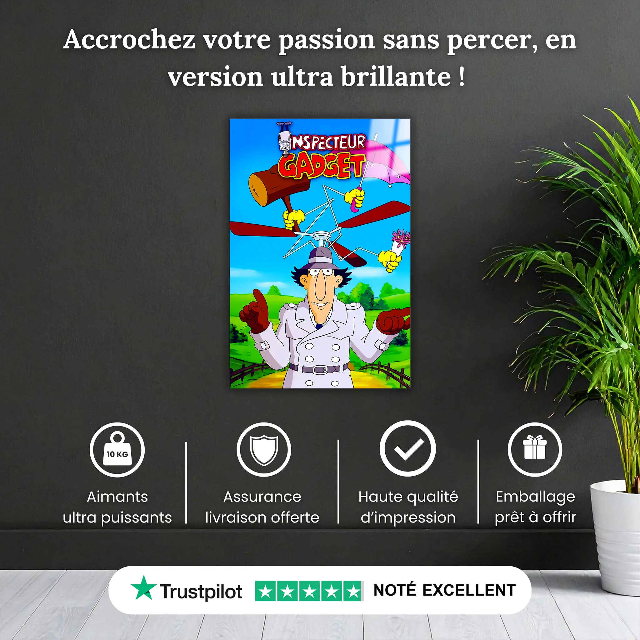 tableau-inspecteur-gadget-gogo-gadget-chapeau-pourquoi-acheter | DreamWay