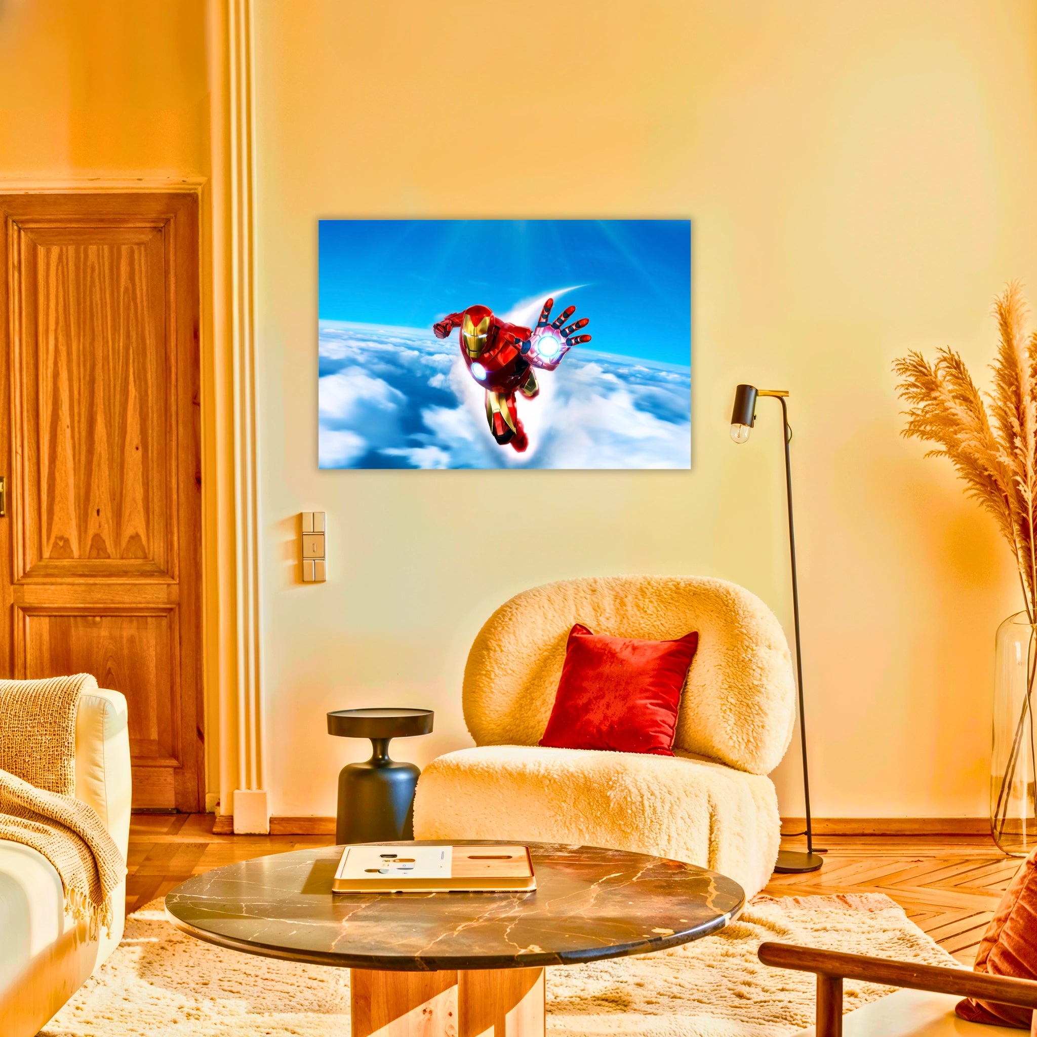 tableau-iron-man-au-salon | DreamWay