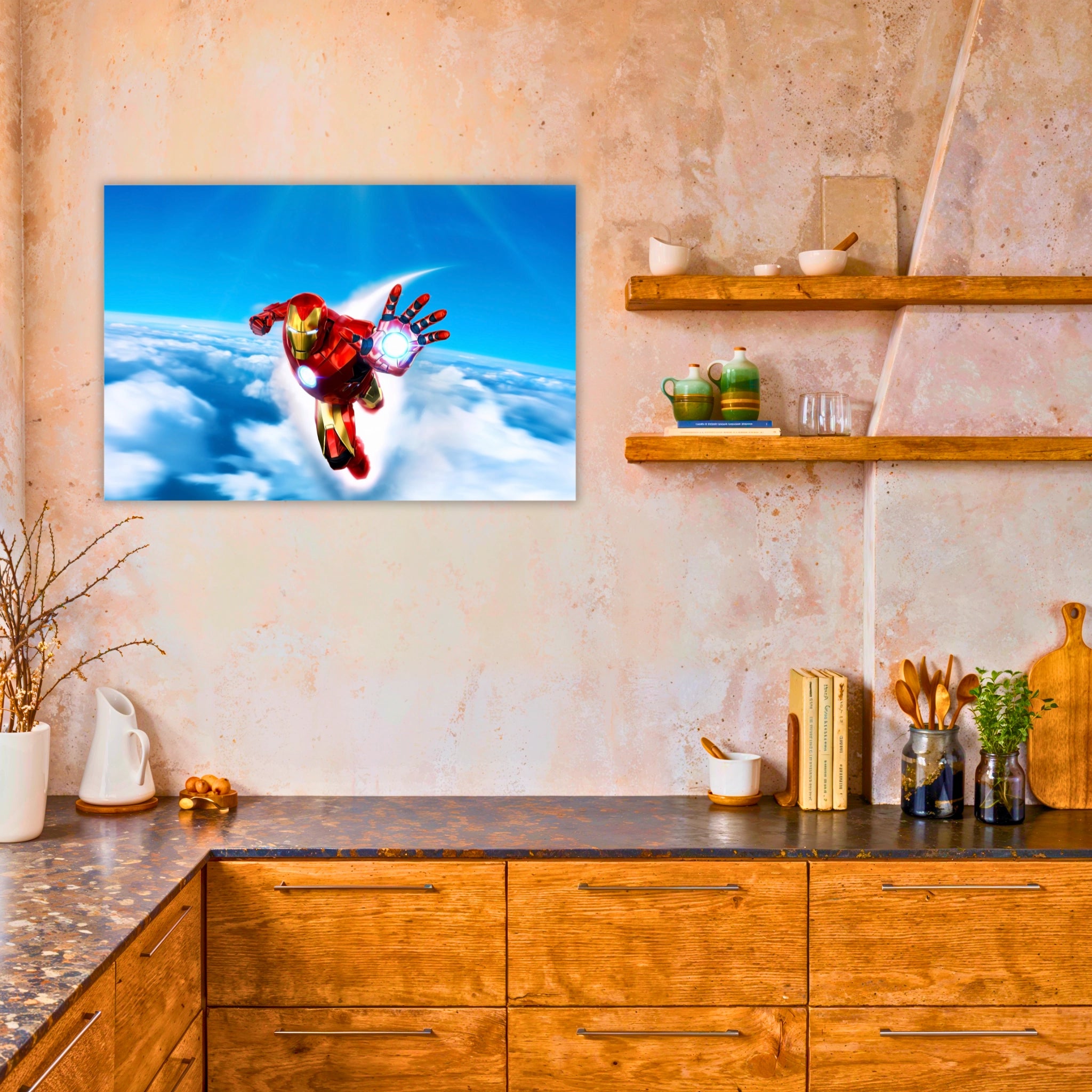 tableau-iron-man-dans-la-cuisine | DreamWay
