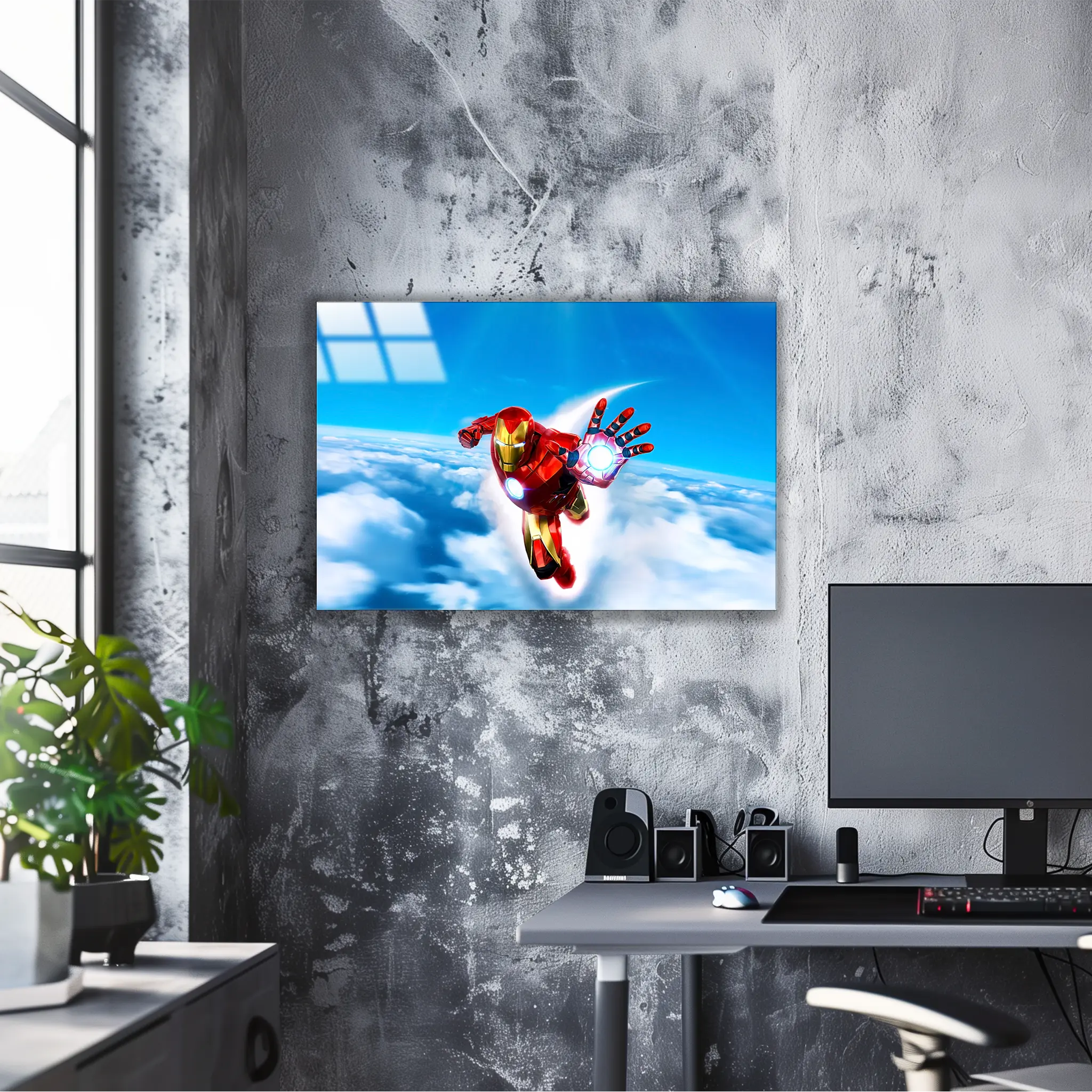 tableau-iron-man-dans-le-bureau | DreamWay