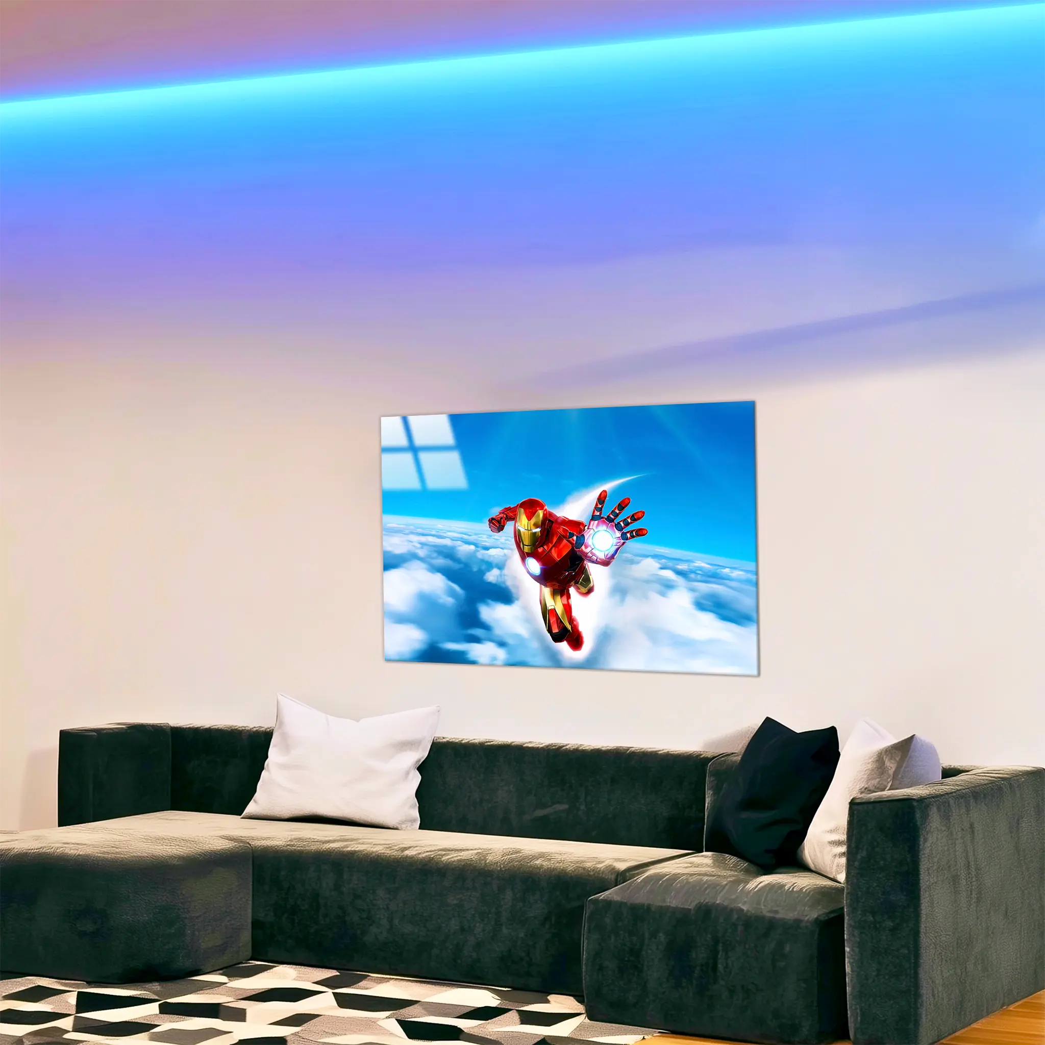 tableau-iron-man-dans-le-salon | DreamWay