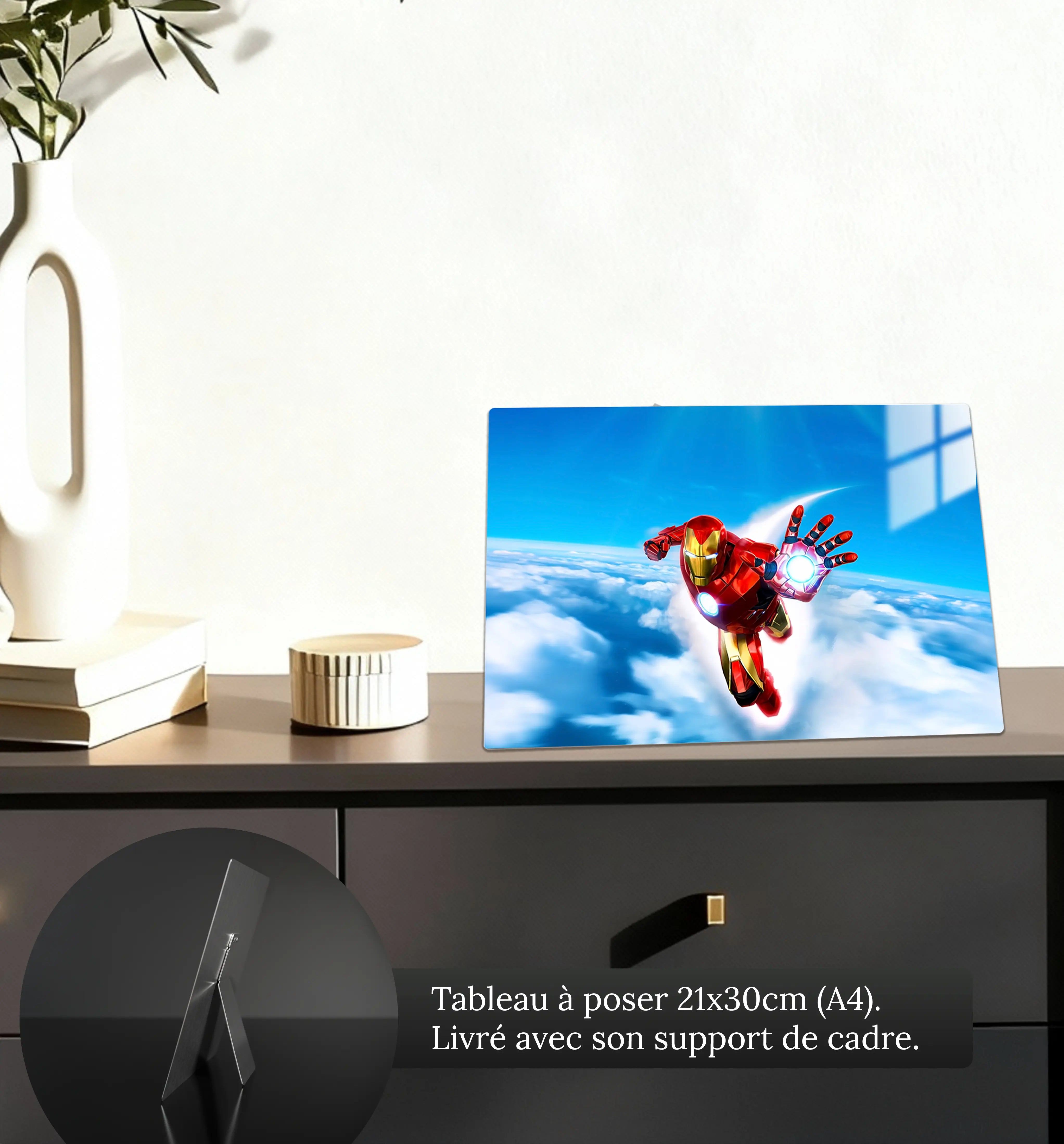 tableau-iron-man-petit-format-a-poser-sur-meuble | DreamWay