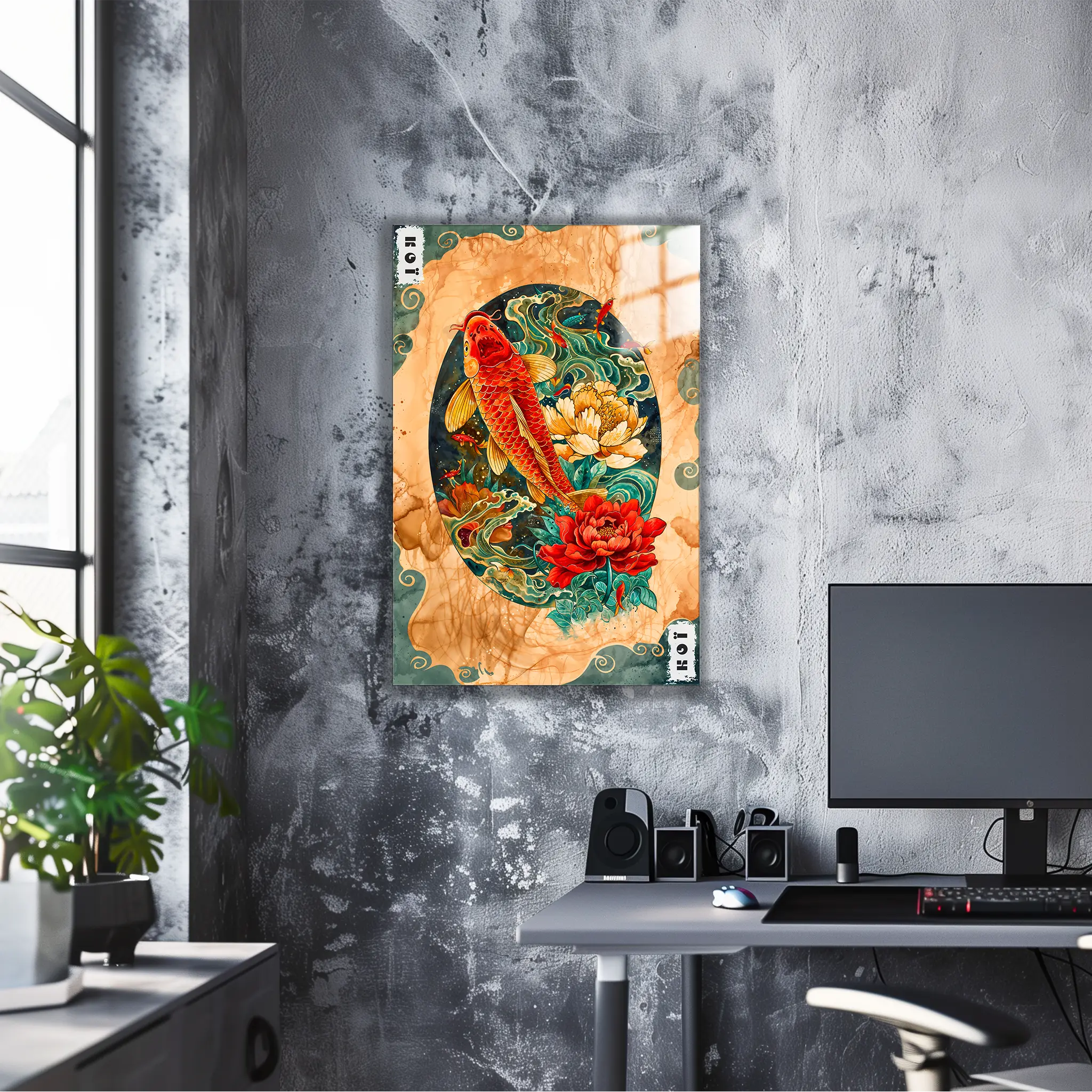 tableau-japonais-carpe-koi | DreamWay