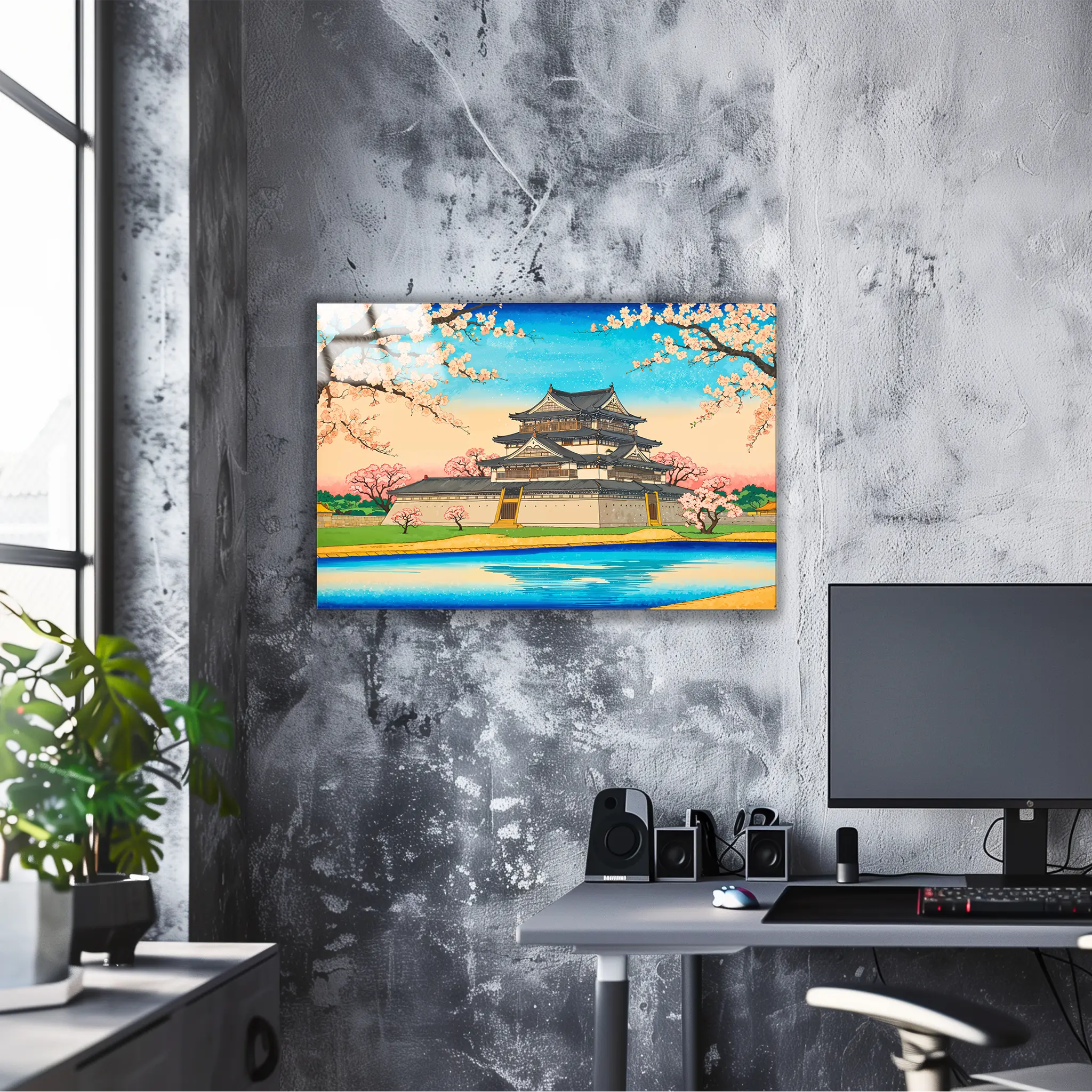 tableau-japonais-chateau-edo | DreamWay