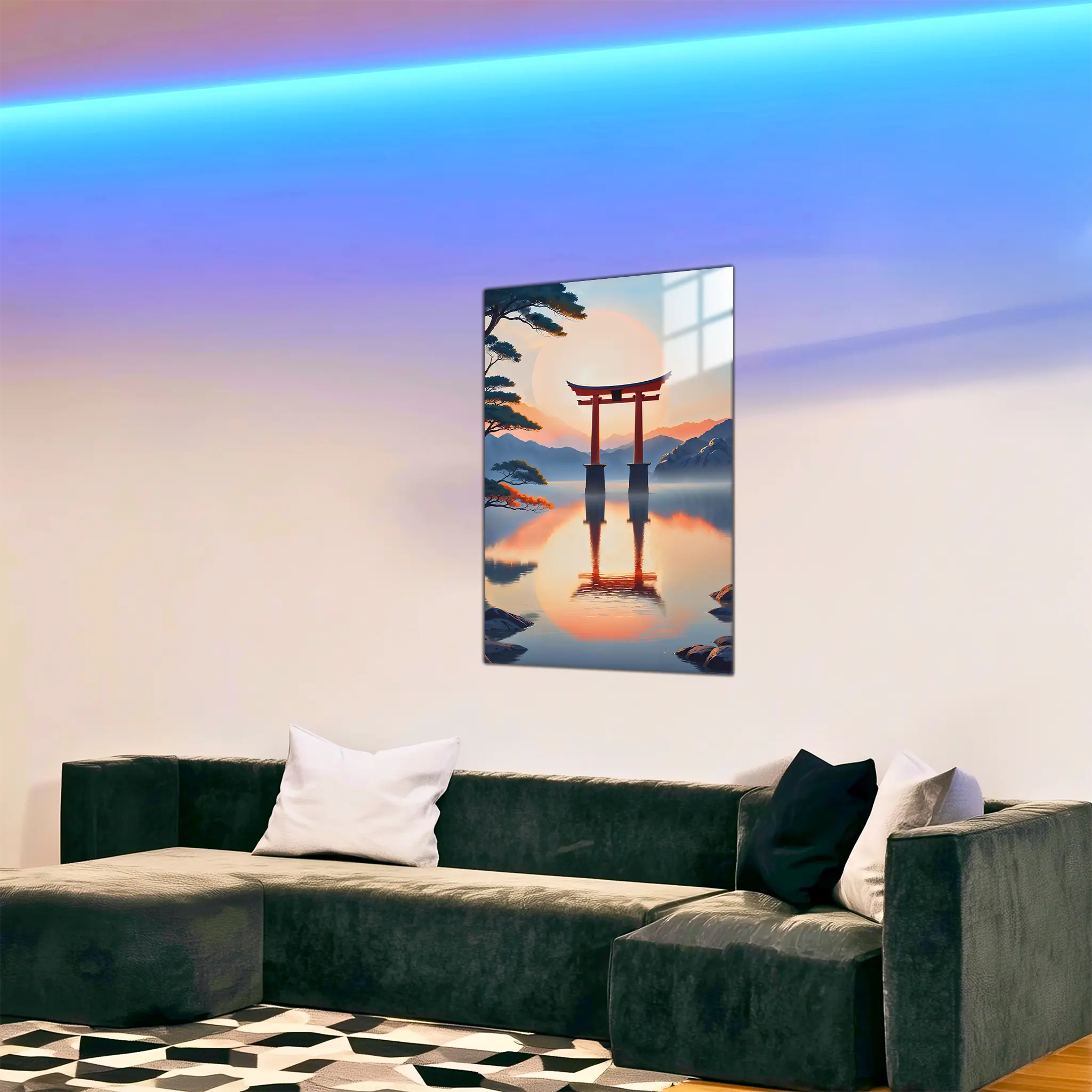 tableau-japonais-design-dans-le-salon | DreamWay