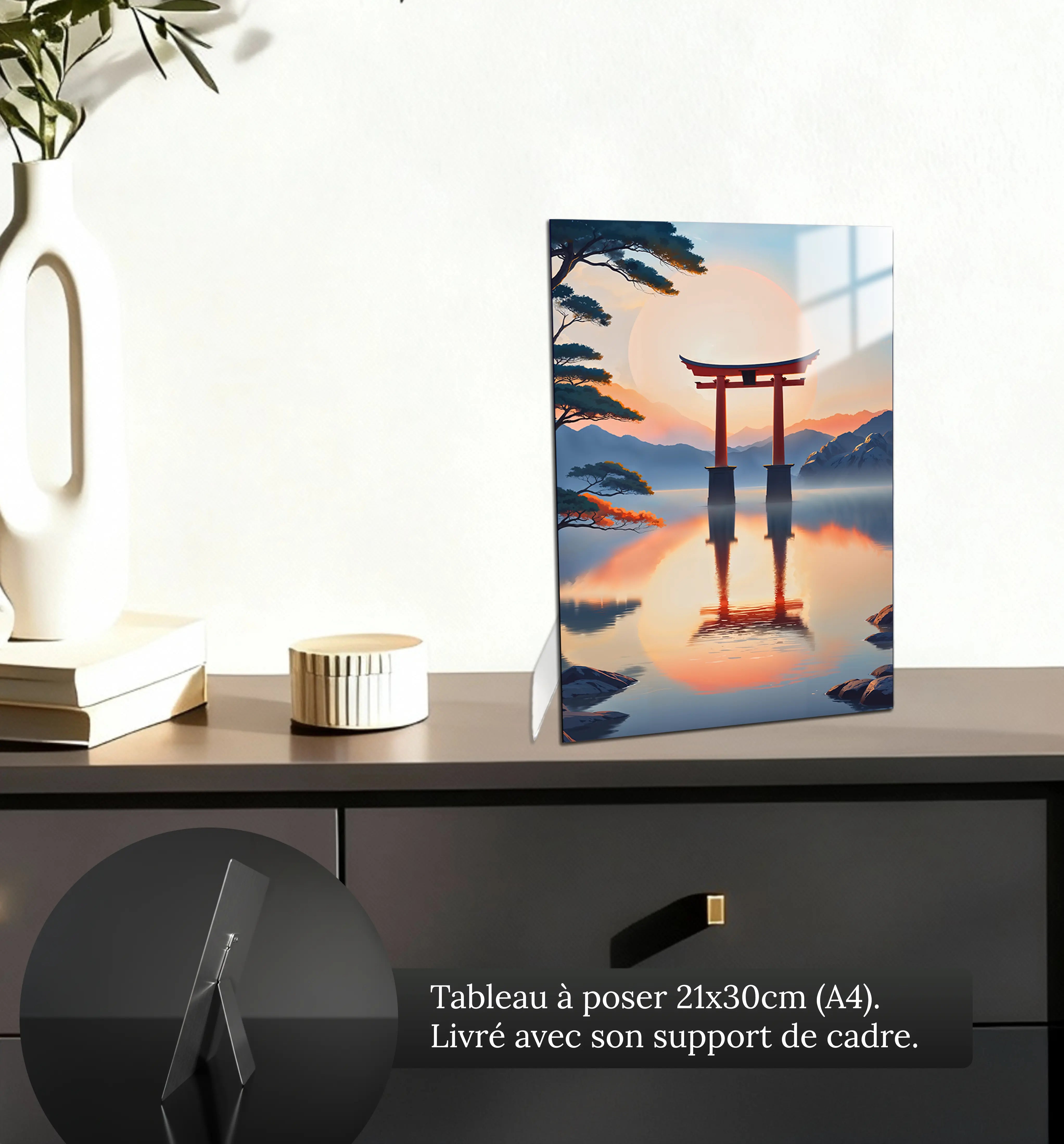 tableau-japonais-design-petit-format-a-poser-sur-meuble | DreamWay