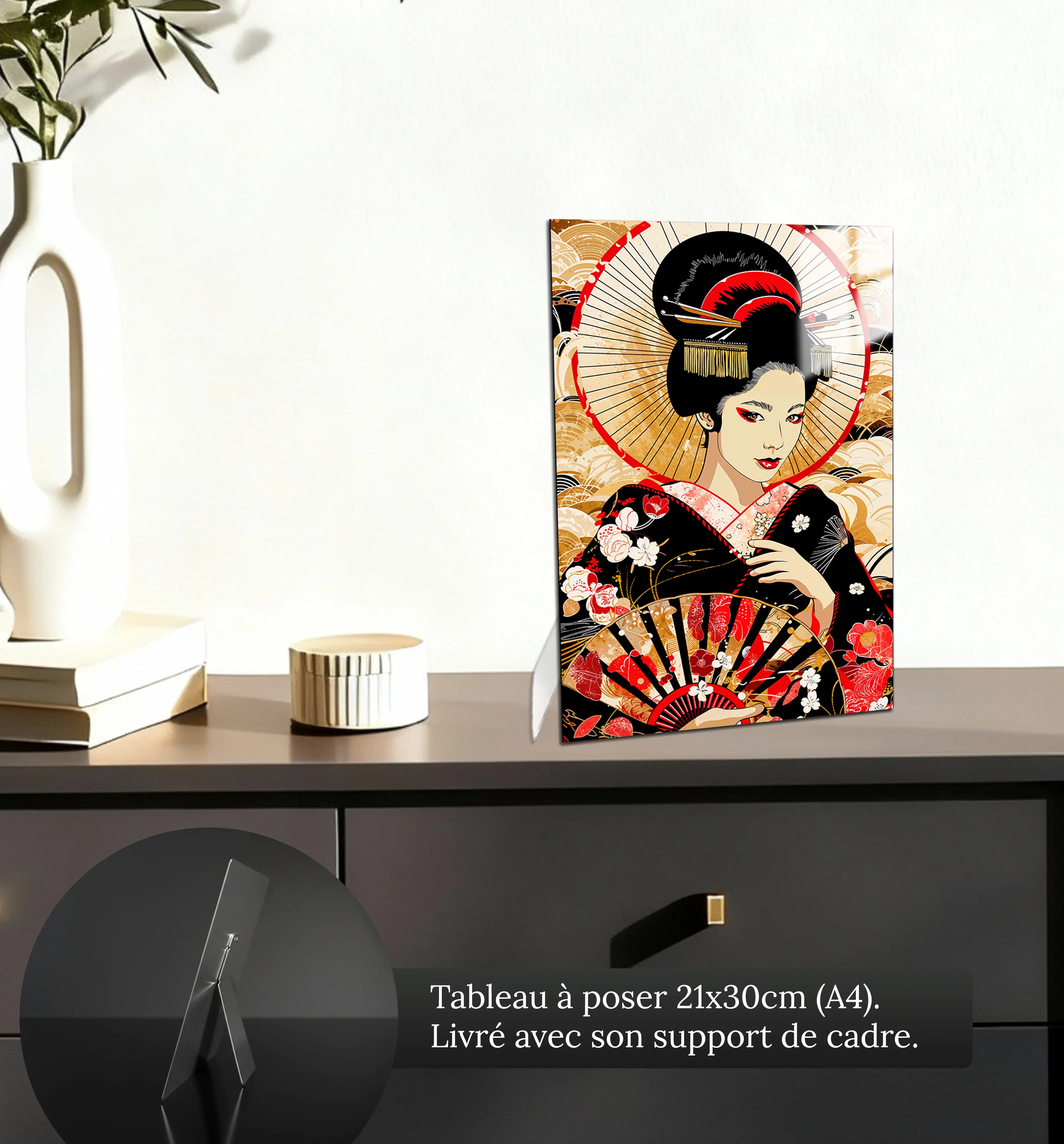 tableau-japonais-geisha-petit-format-a-poser-sur-meuble | DreamWay