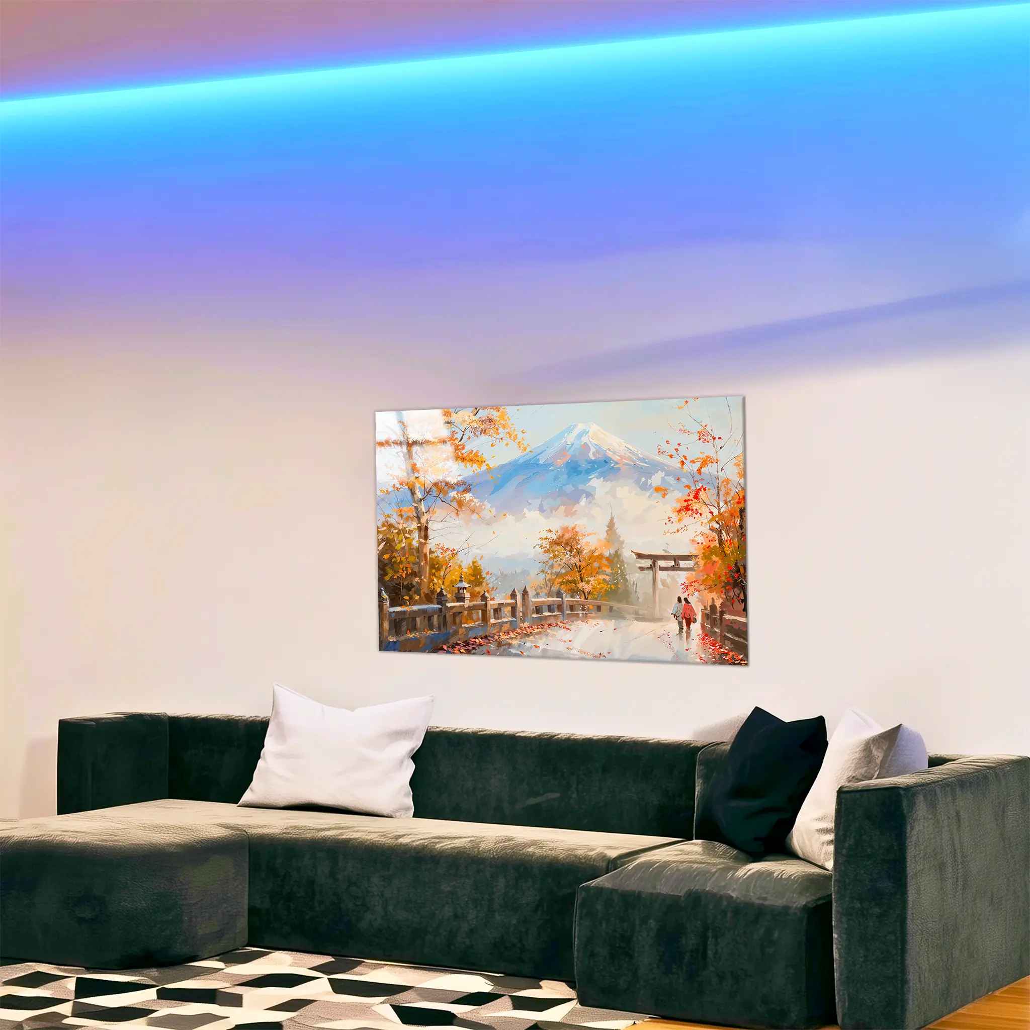 tableau-japonais-impressionisme-dans-le-salon | DreamWay
