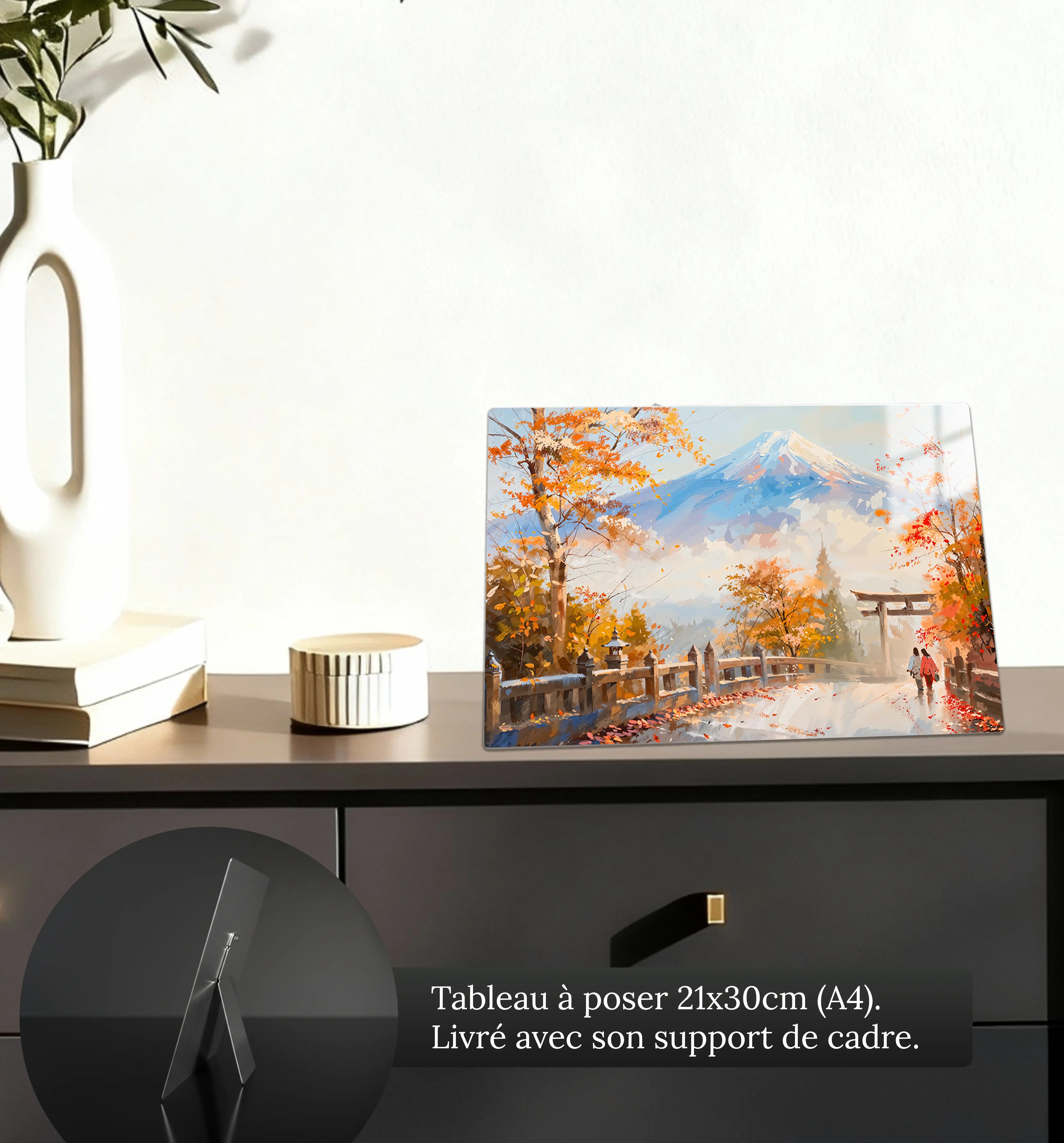 tableau-japonais-impressionisme-petit-format-a-poser-sur-meuble | DreamWay