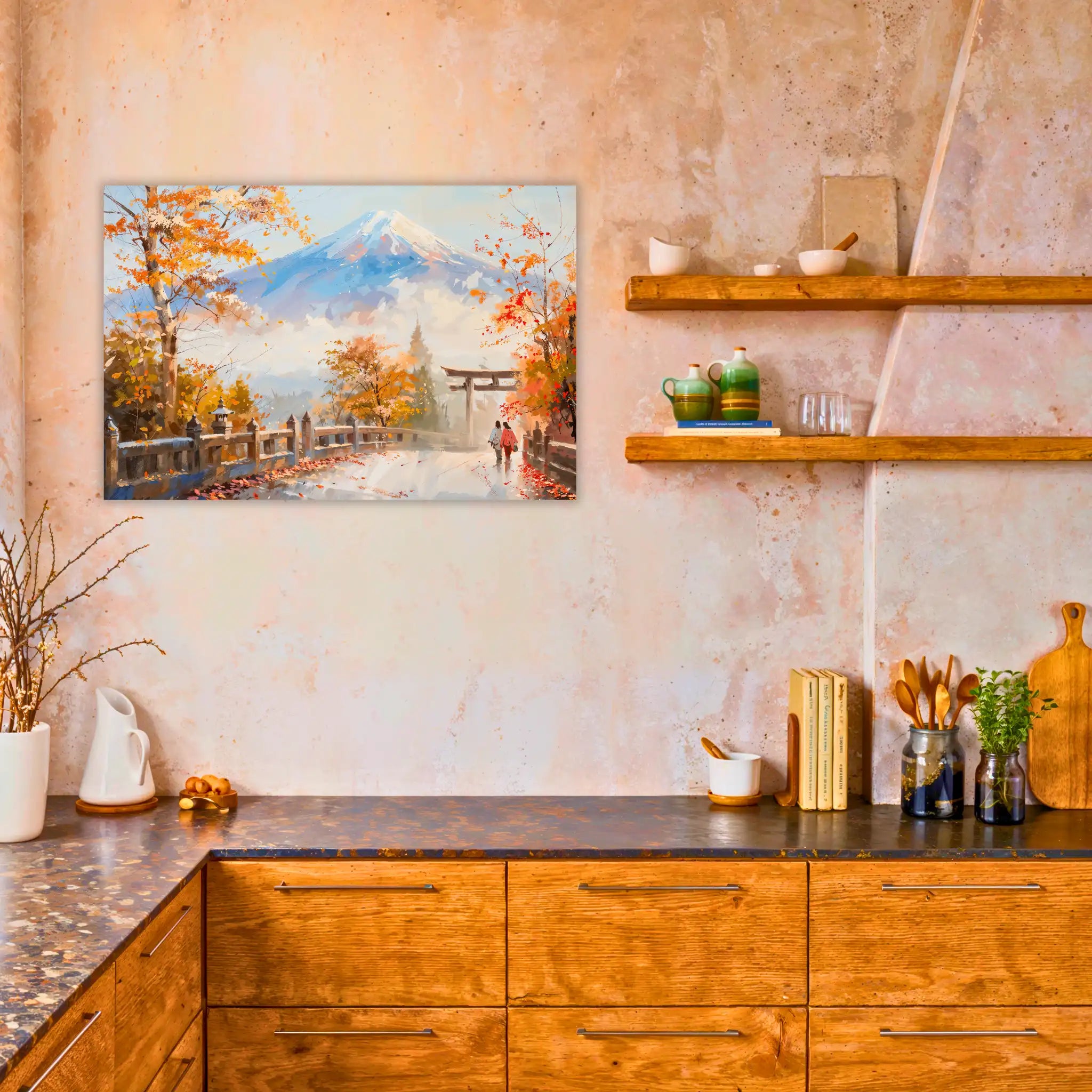 tableau-japonais-impressionnisme-dans-la-cuisine | DreamWay