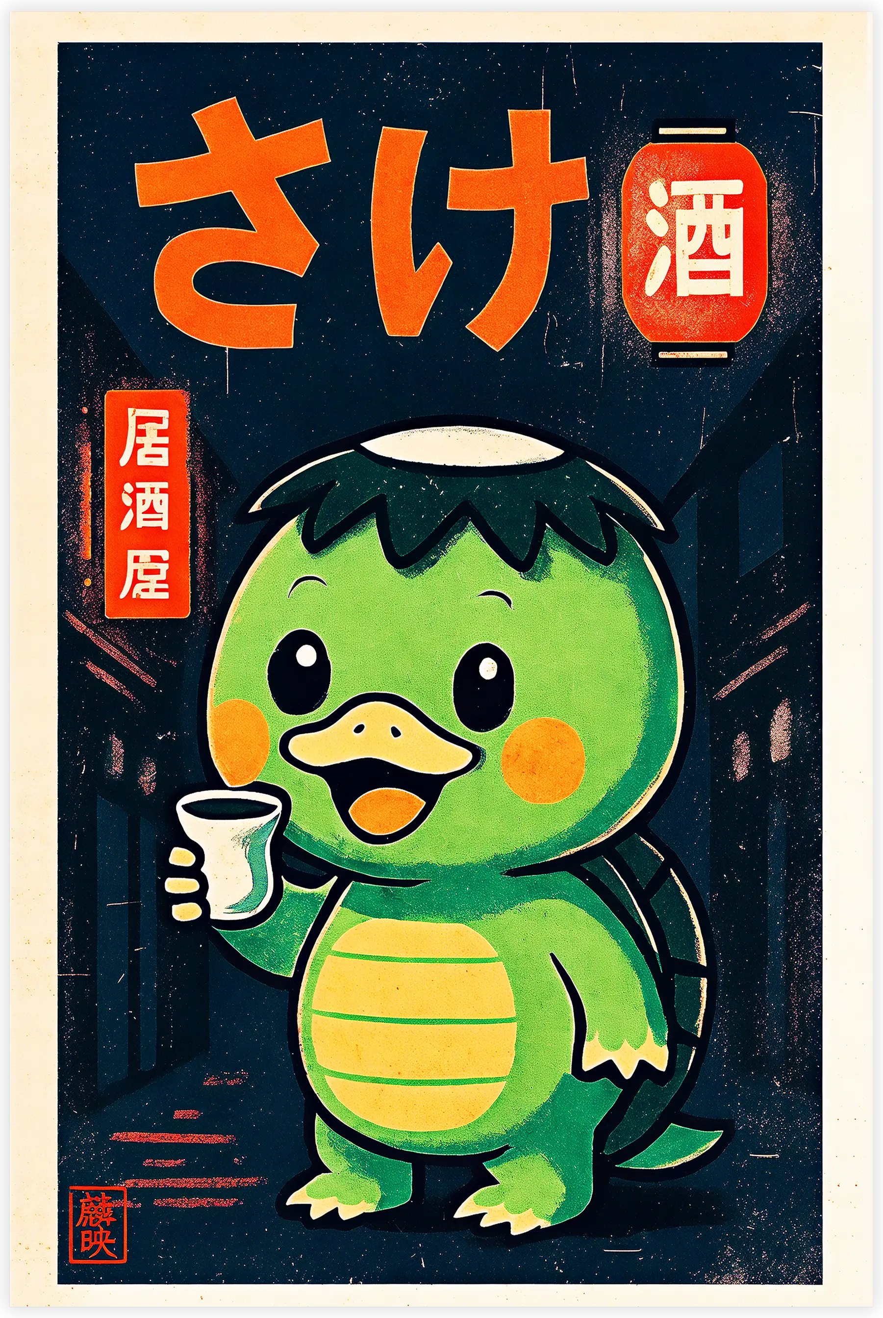 tableau-japonais-kappa-sake | DreamWay