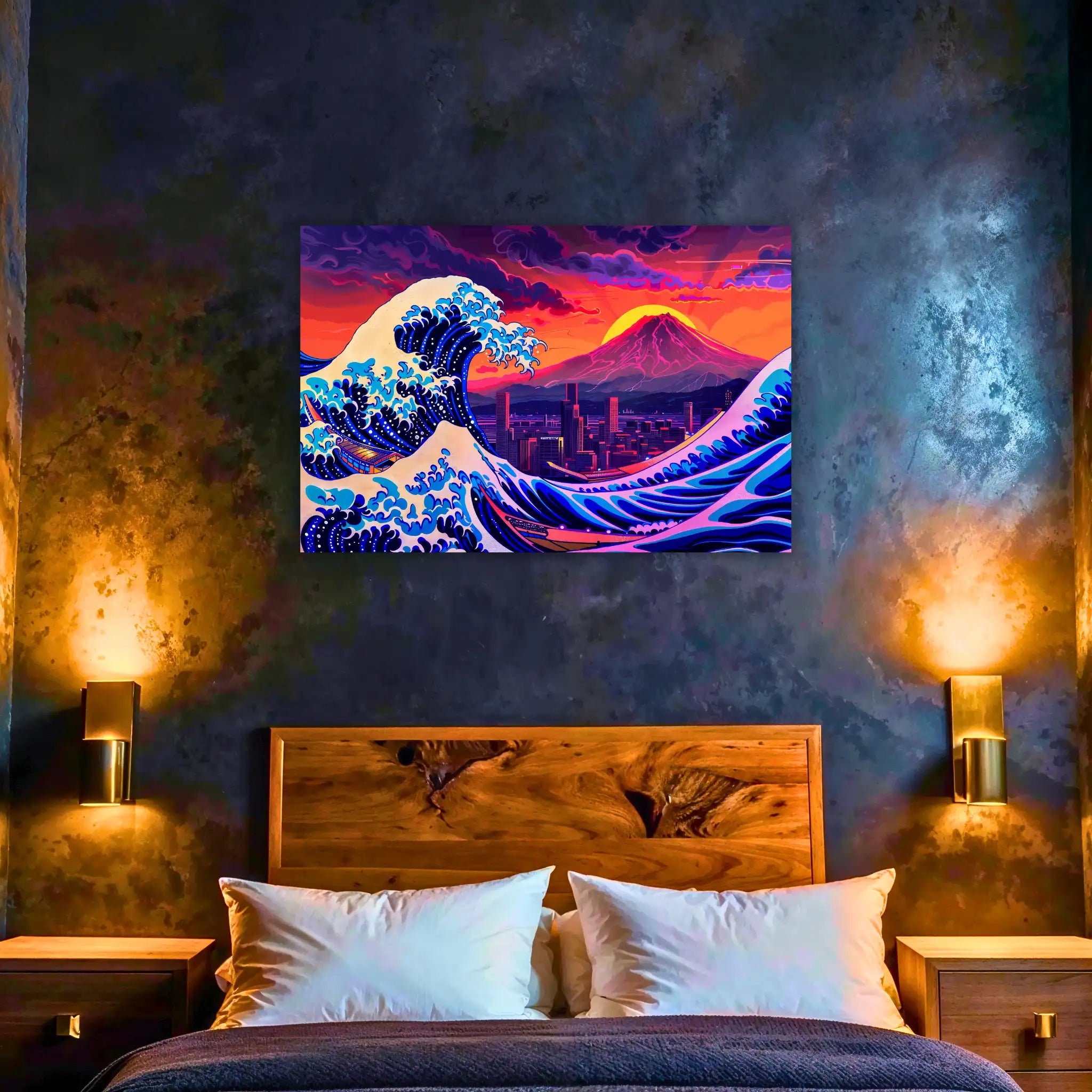 tableau-japonais-la-grande-vague-reproduction-moderne | DreamWay