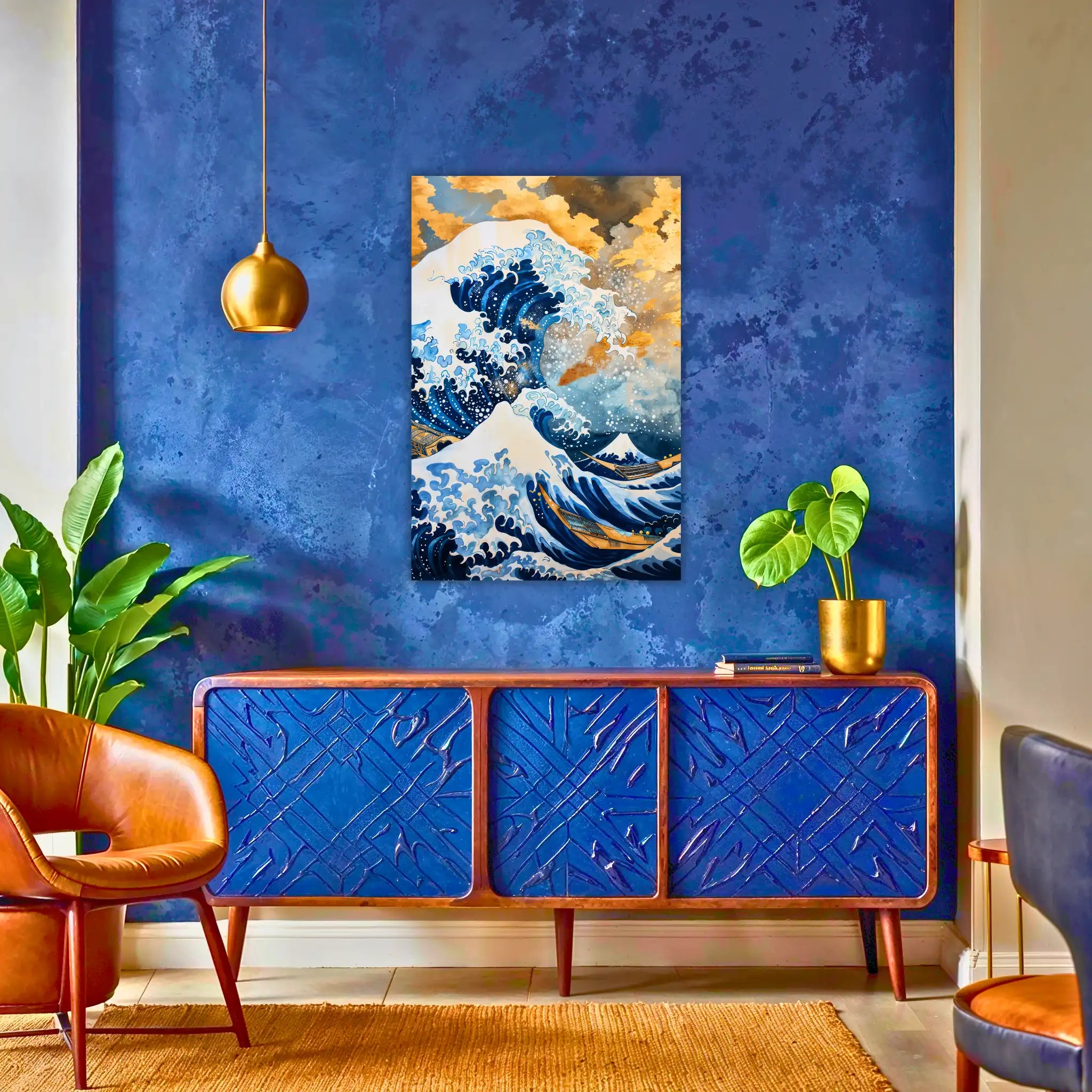 tableau-japonais-mer-au-dessus-du-buffet | DreamWay