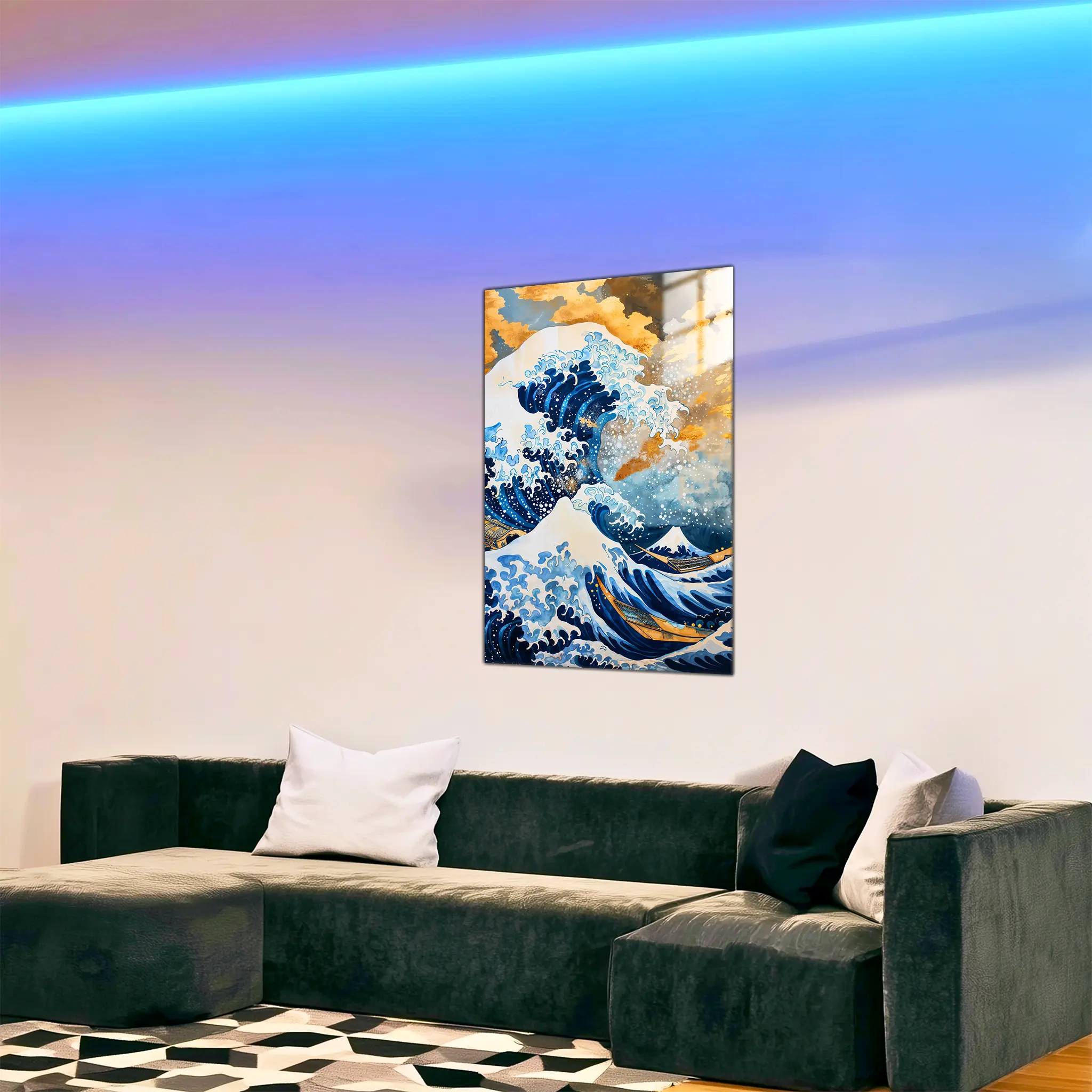 tableau-japonais-mer-dans-le-salon | DreamWay