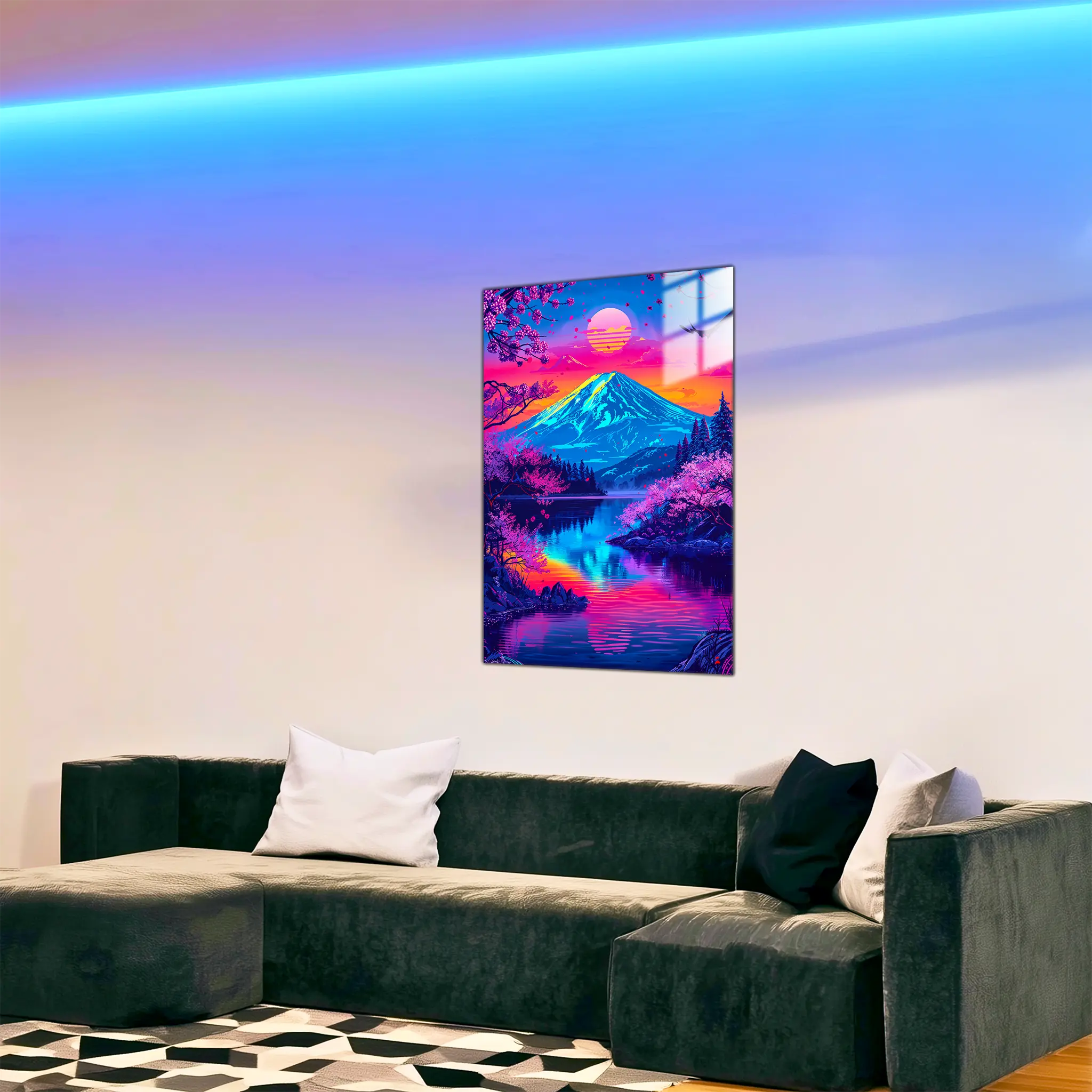 tableau-japonais-moderne-dans-le-salon | DreamWay