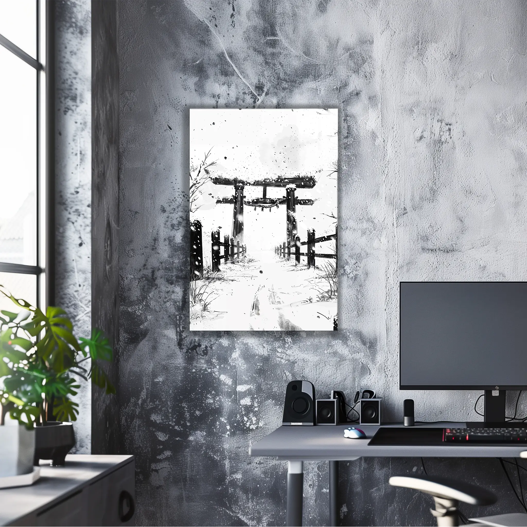 tableau-japonais-noir-et-blanc | DreamWay