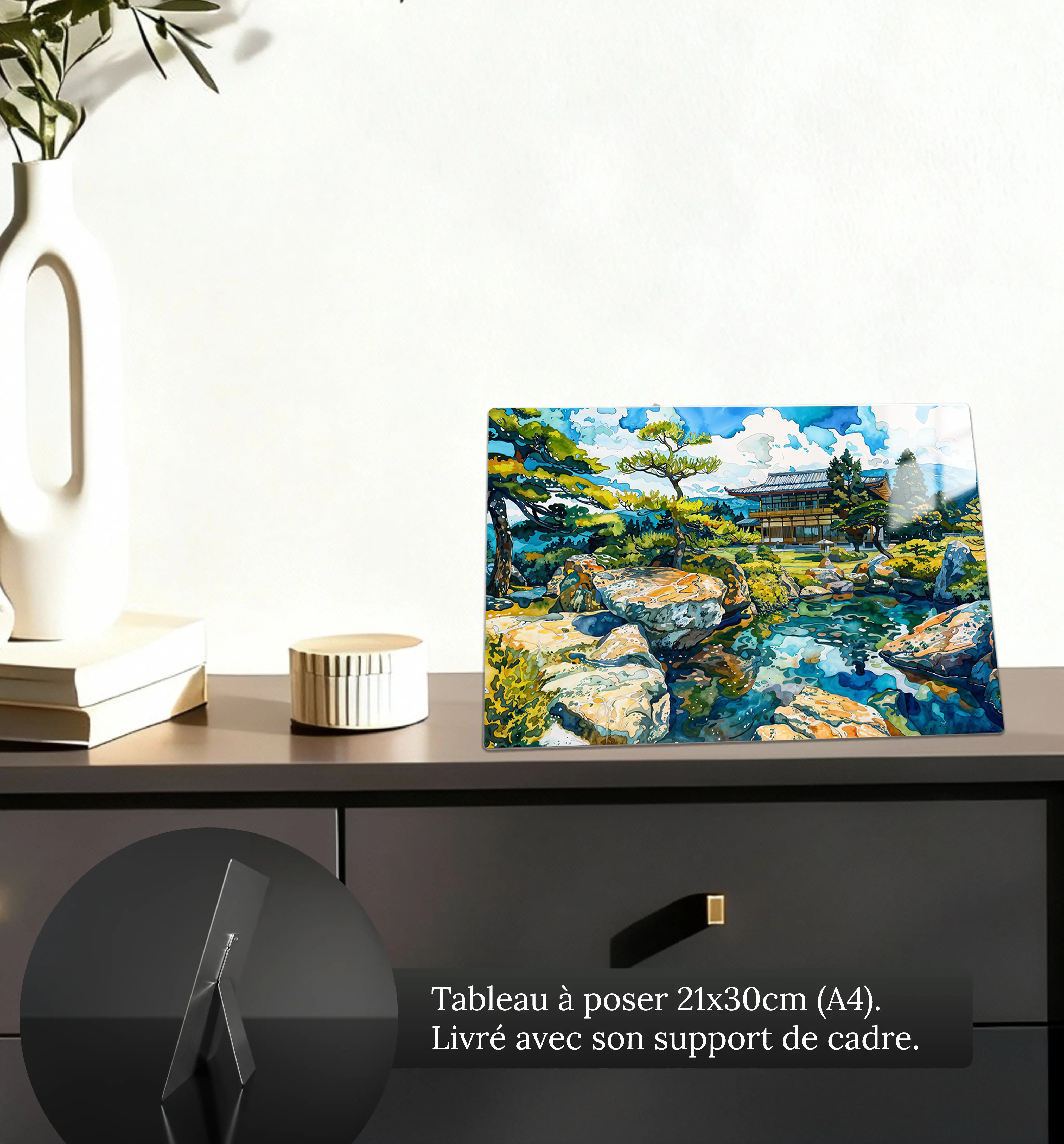 tableau-japonais-peinture-petit-format-a-poser-sur-meuble | DreamWay