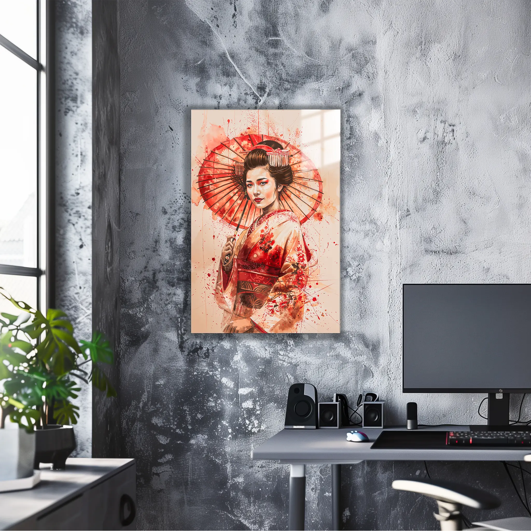 tableau-japonais-personne-kimono | DreamWay