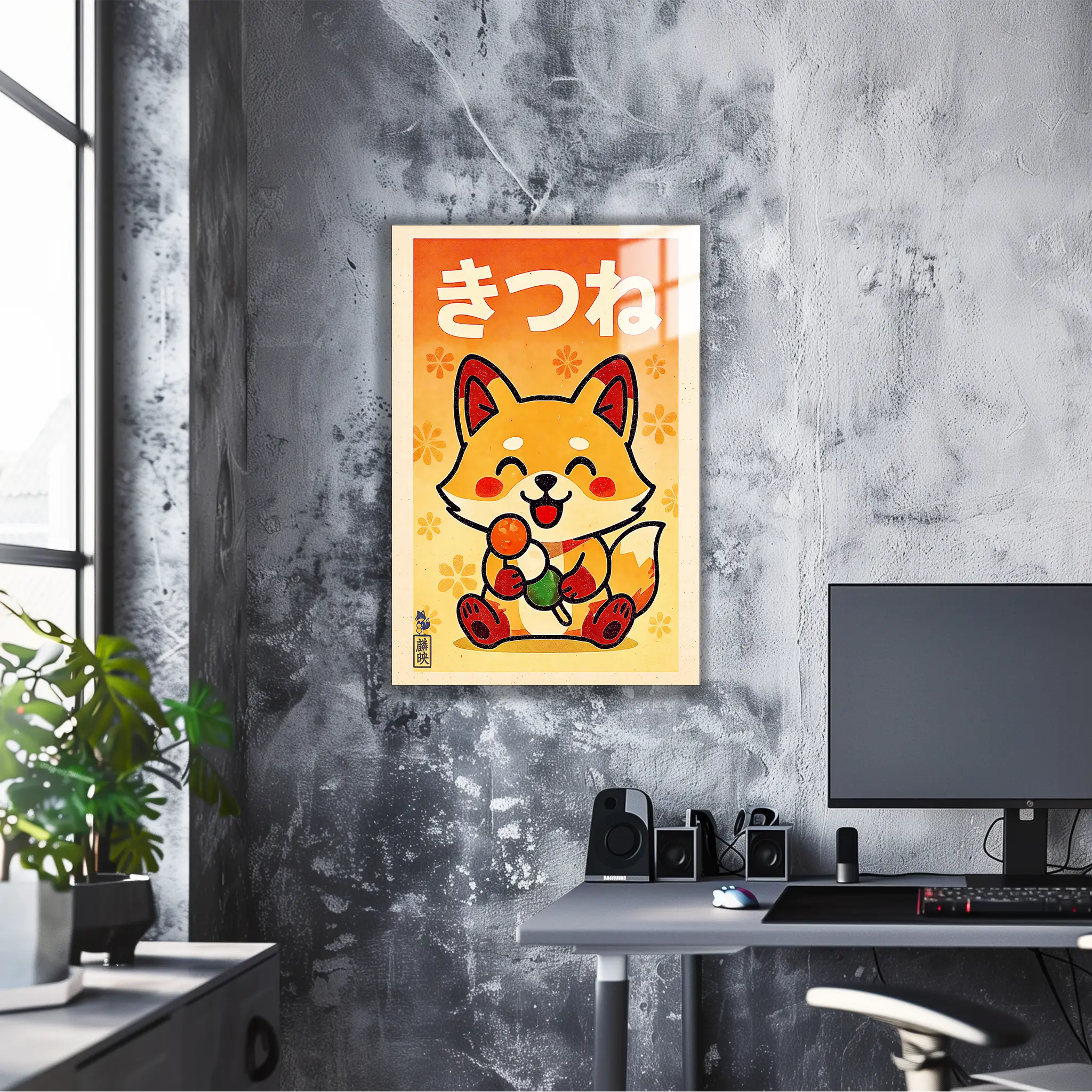 tableau-japonais-renard-dango | DreamWay