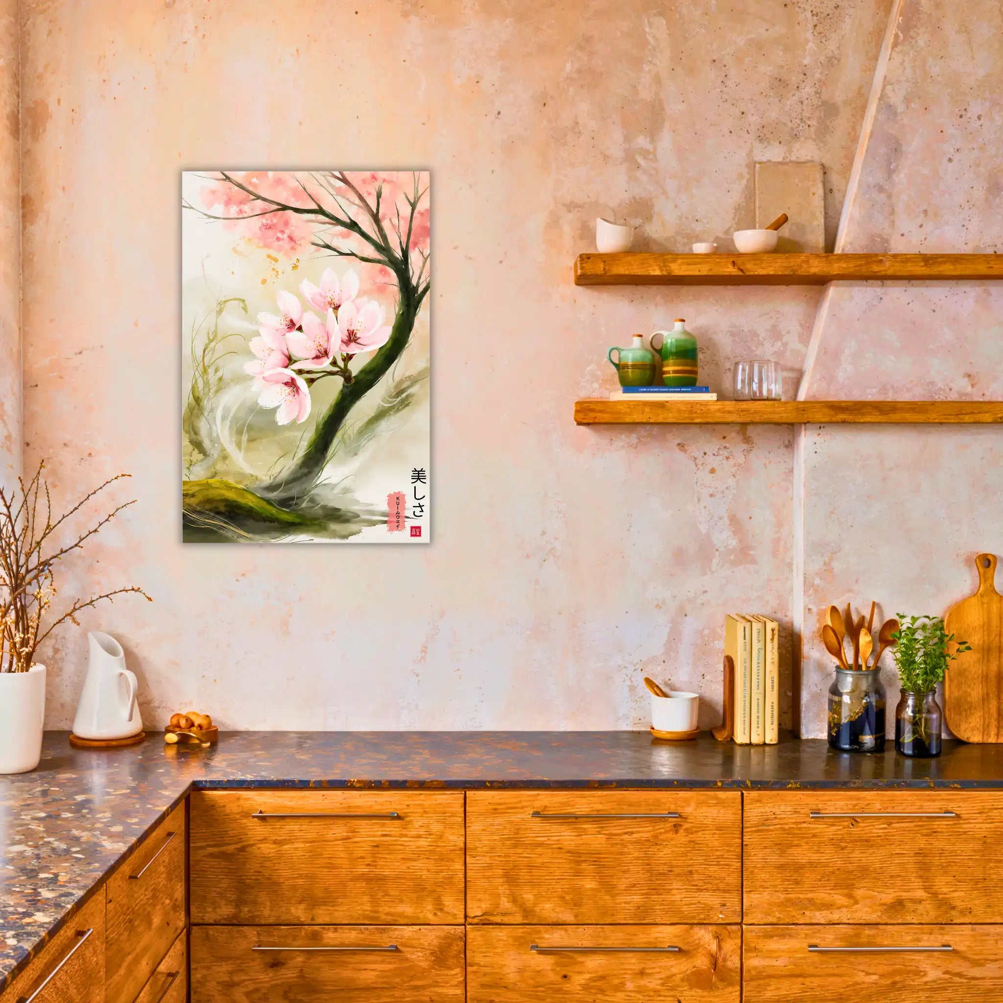 tableau-japonais-sakura-dans-la-cuisine | DreamWay