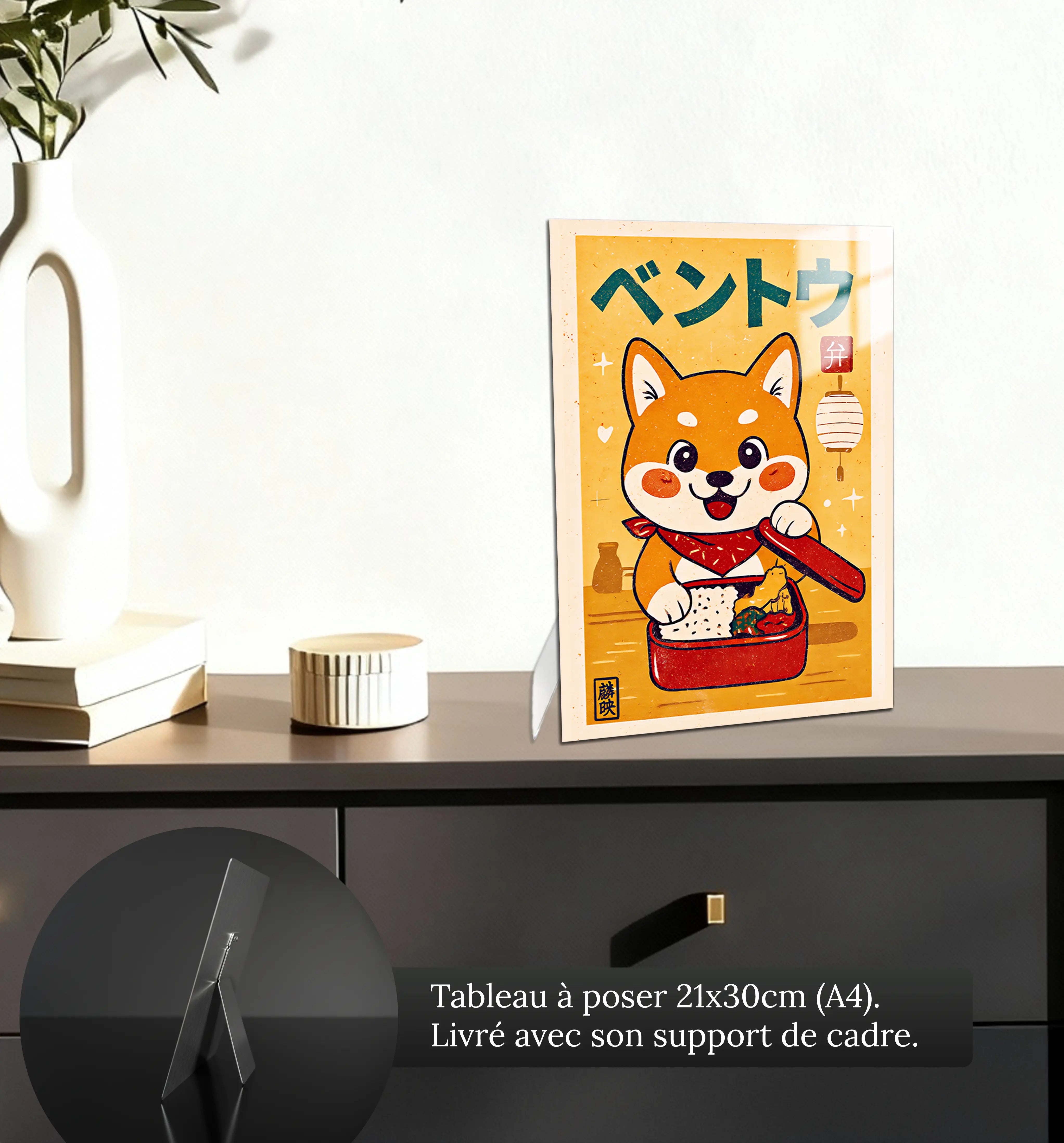 tableau-japonais-shiba-bento-petit-format-a-poser-sur-meuble | DreamWay