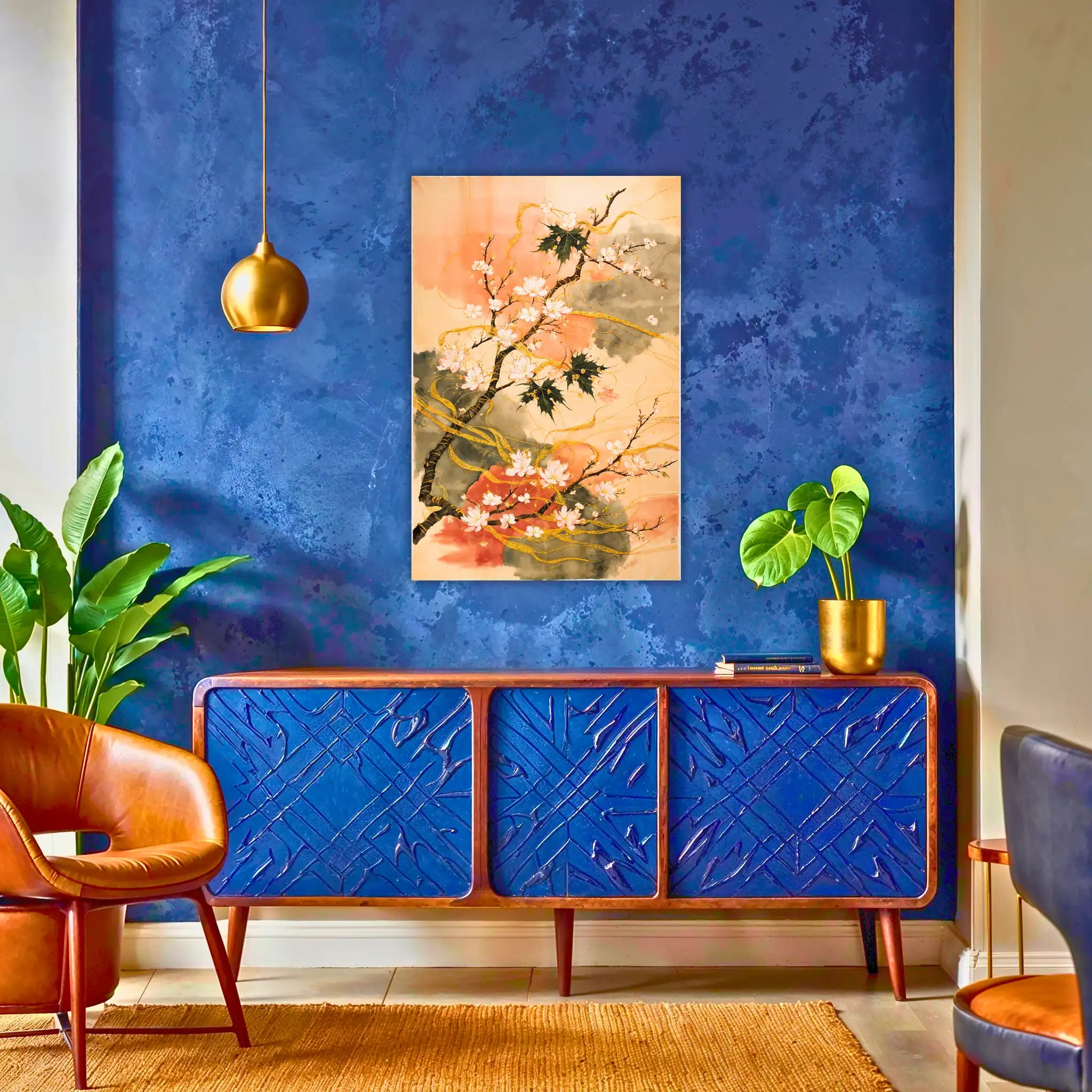 tableau-japonais-simple-au-dessus-du-buffet | DreamWay