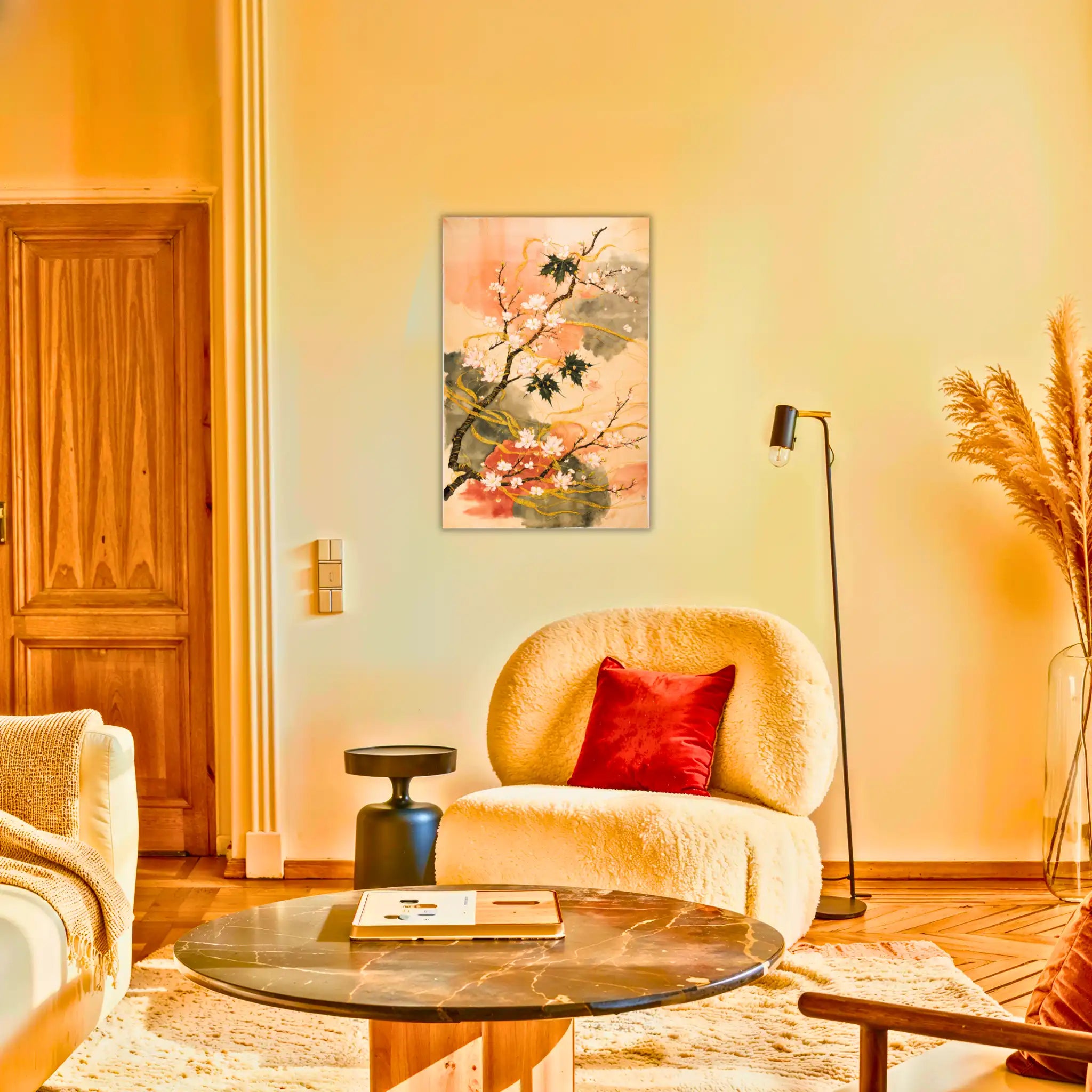 tableau-japonais-simple-au-salon | DreamWay