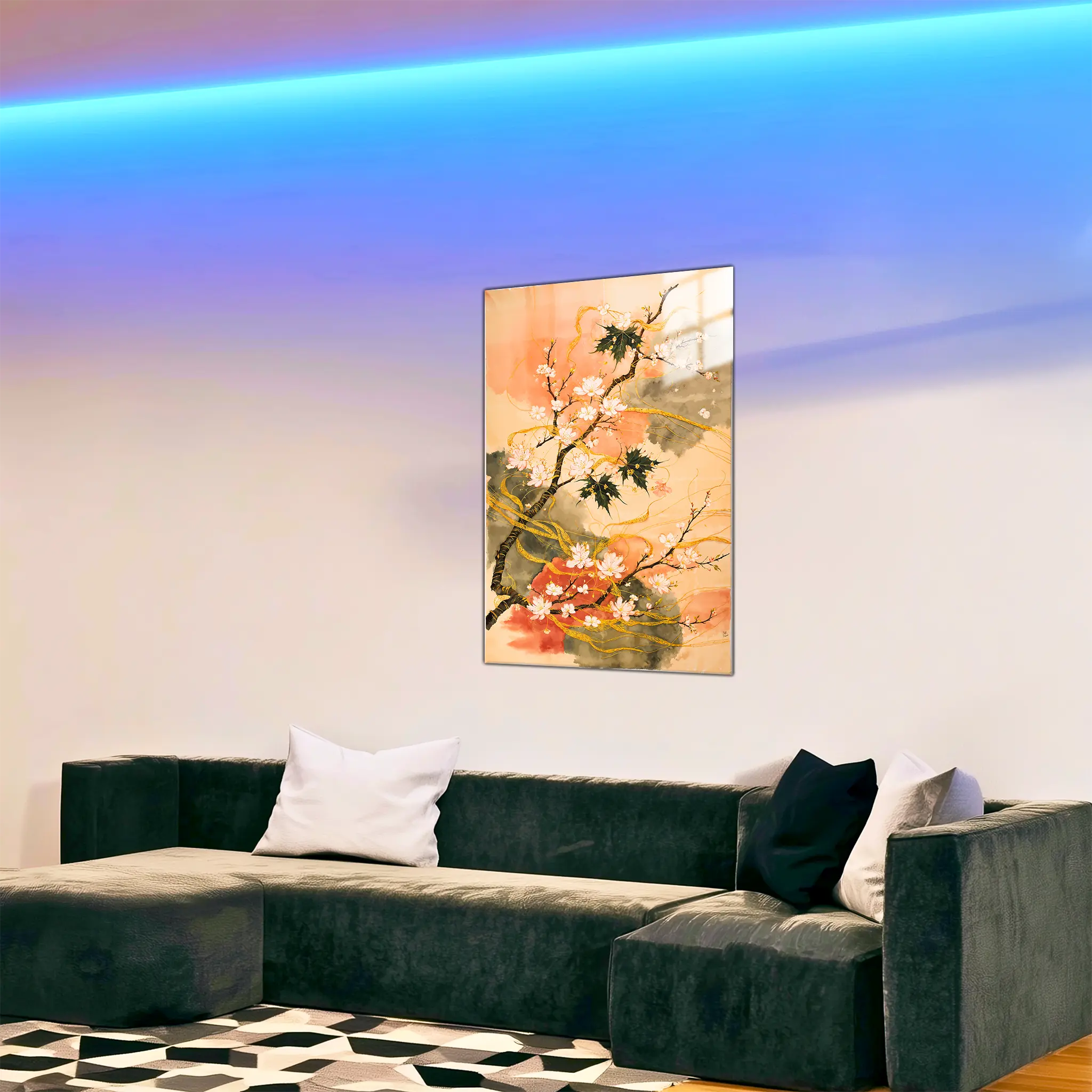 tableau-japonais-simple-dans-le-salon | DreamWay