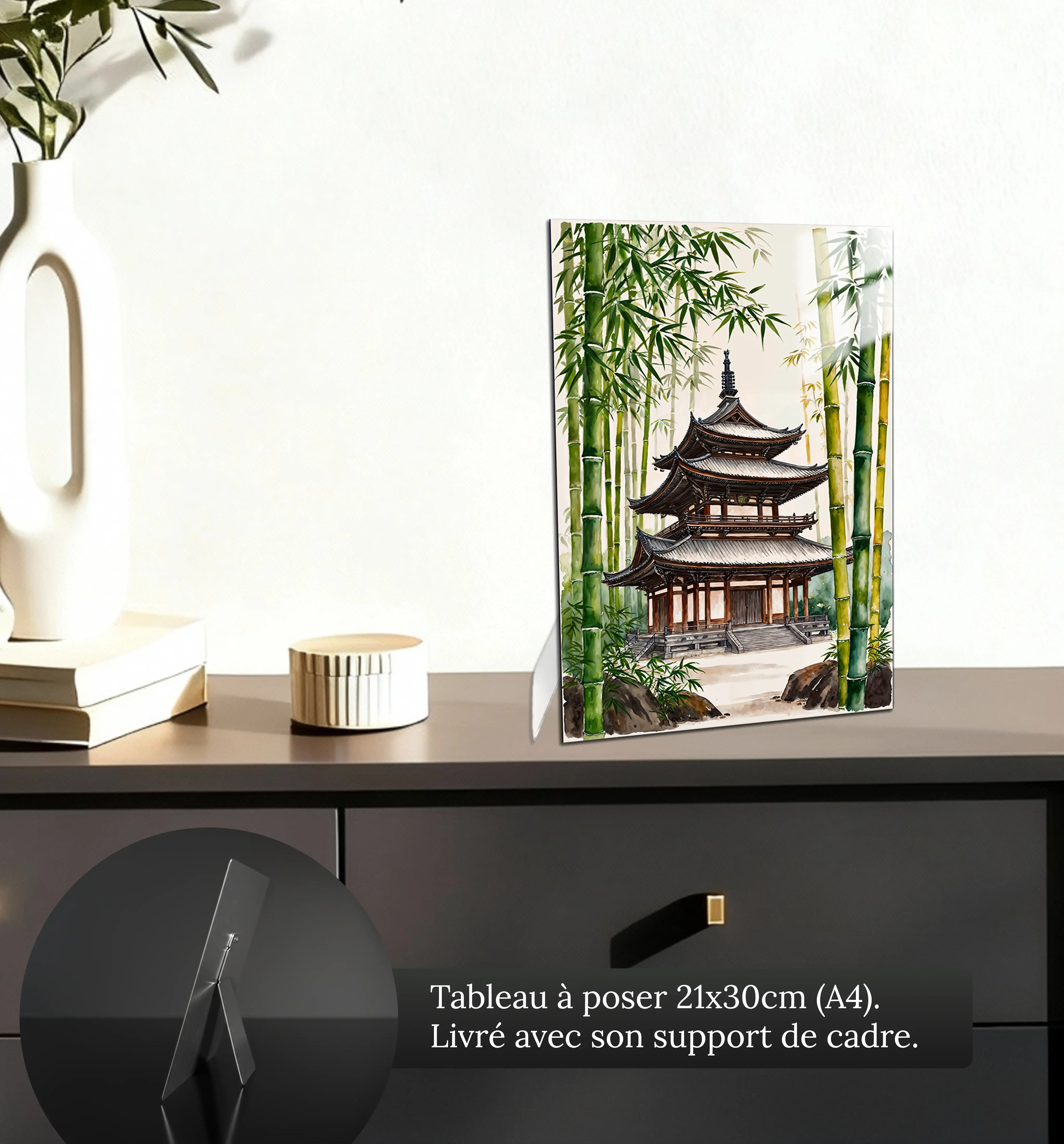 tableau-japonais-tours-petit-format-a-poser-sur-meuble | DreamWay