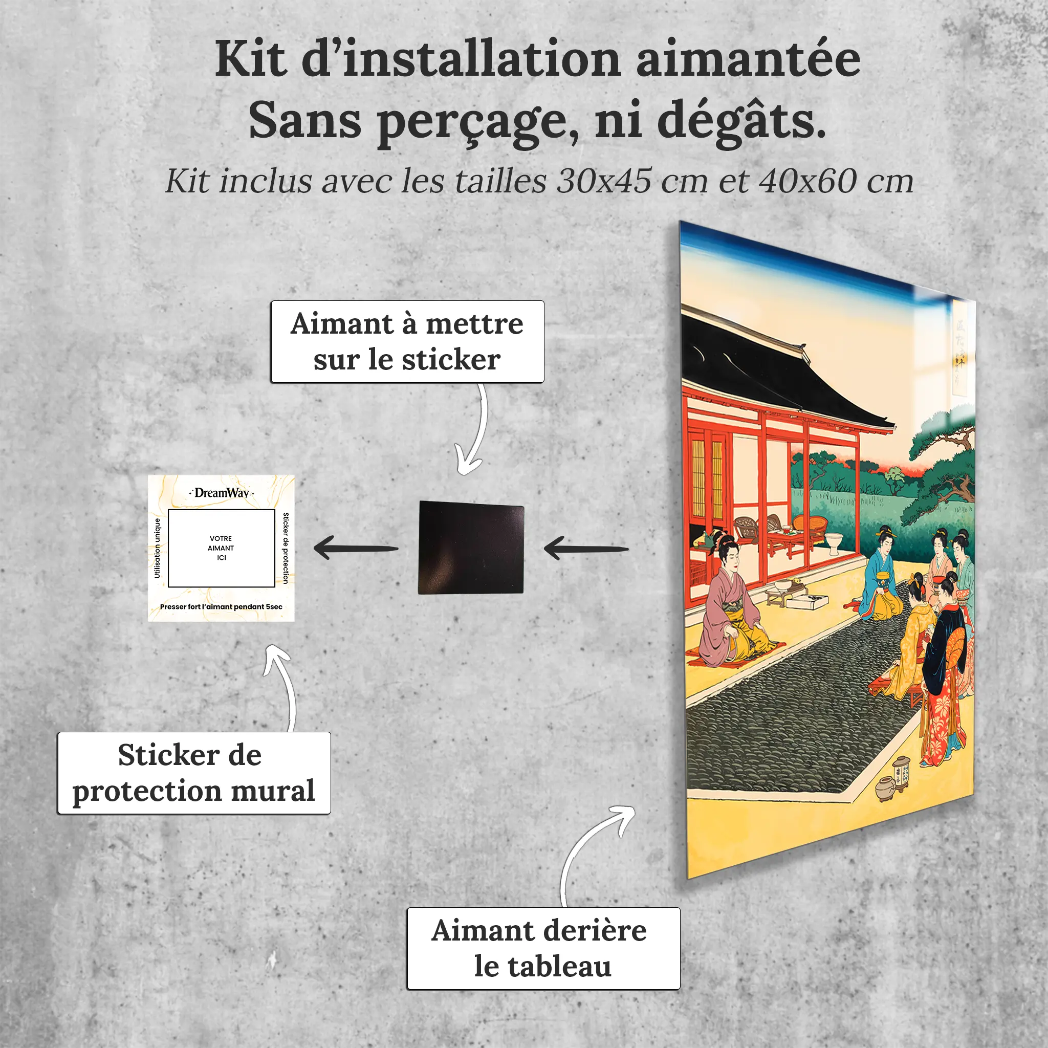 tableau-japonais-traditionnel-avec-installation-aimantee | DreamWay