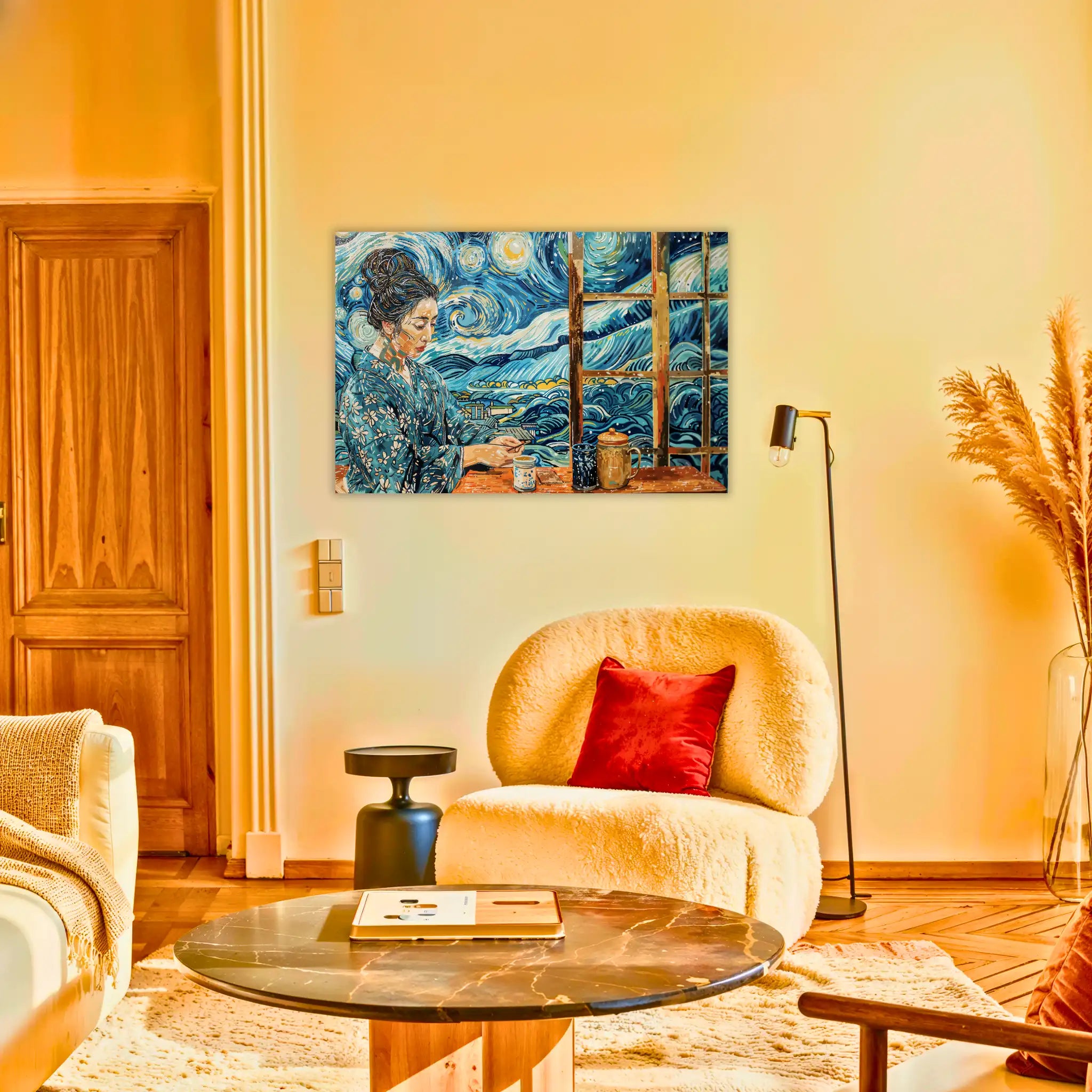 tableau-japonais-van-gogh-au-salon | DreamWay