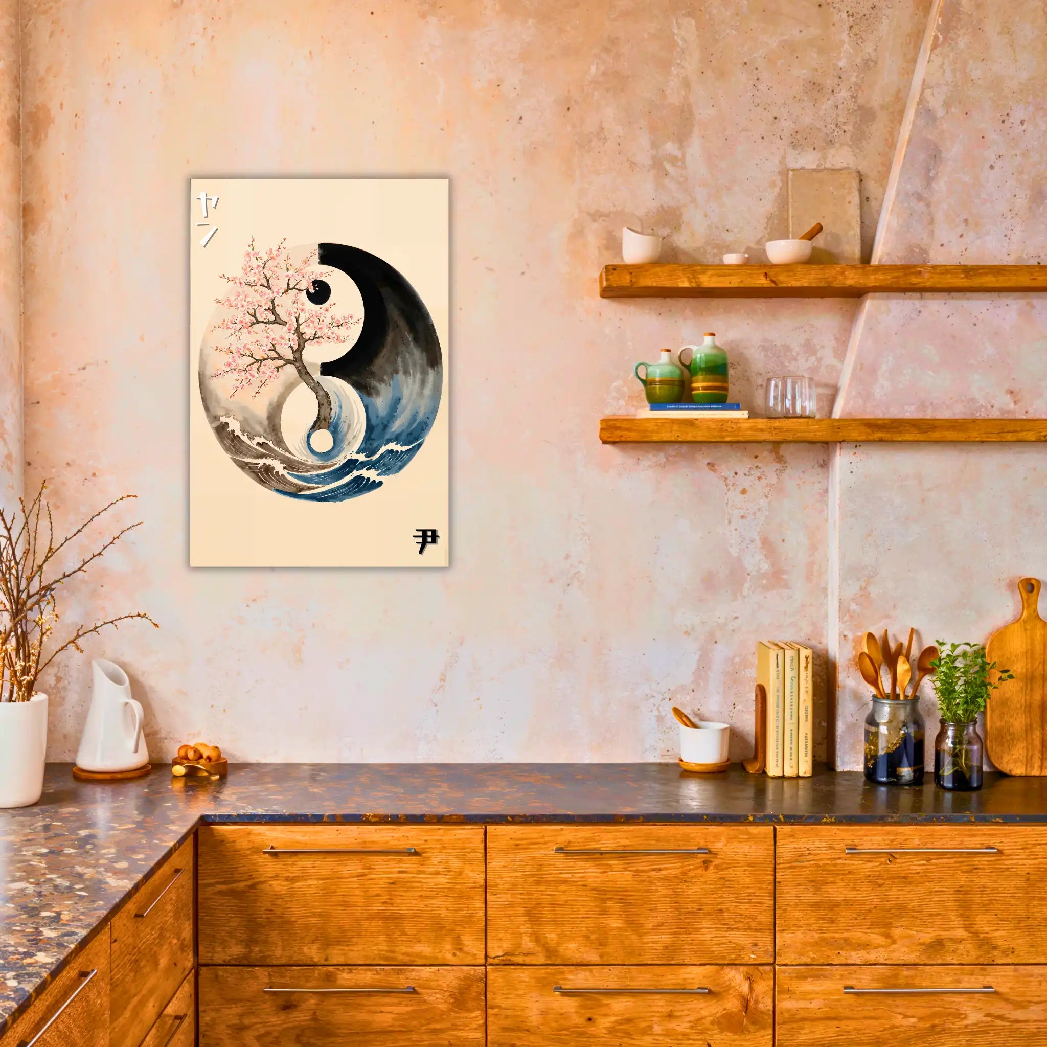 tableau-japonais-ying-et-yang-dans-la-cuisine | DreamWay