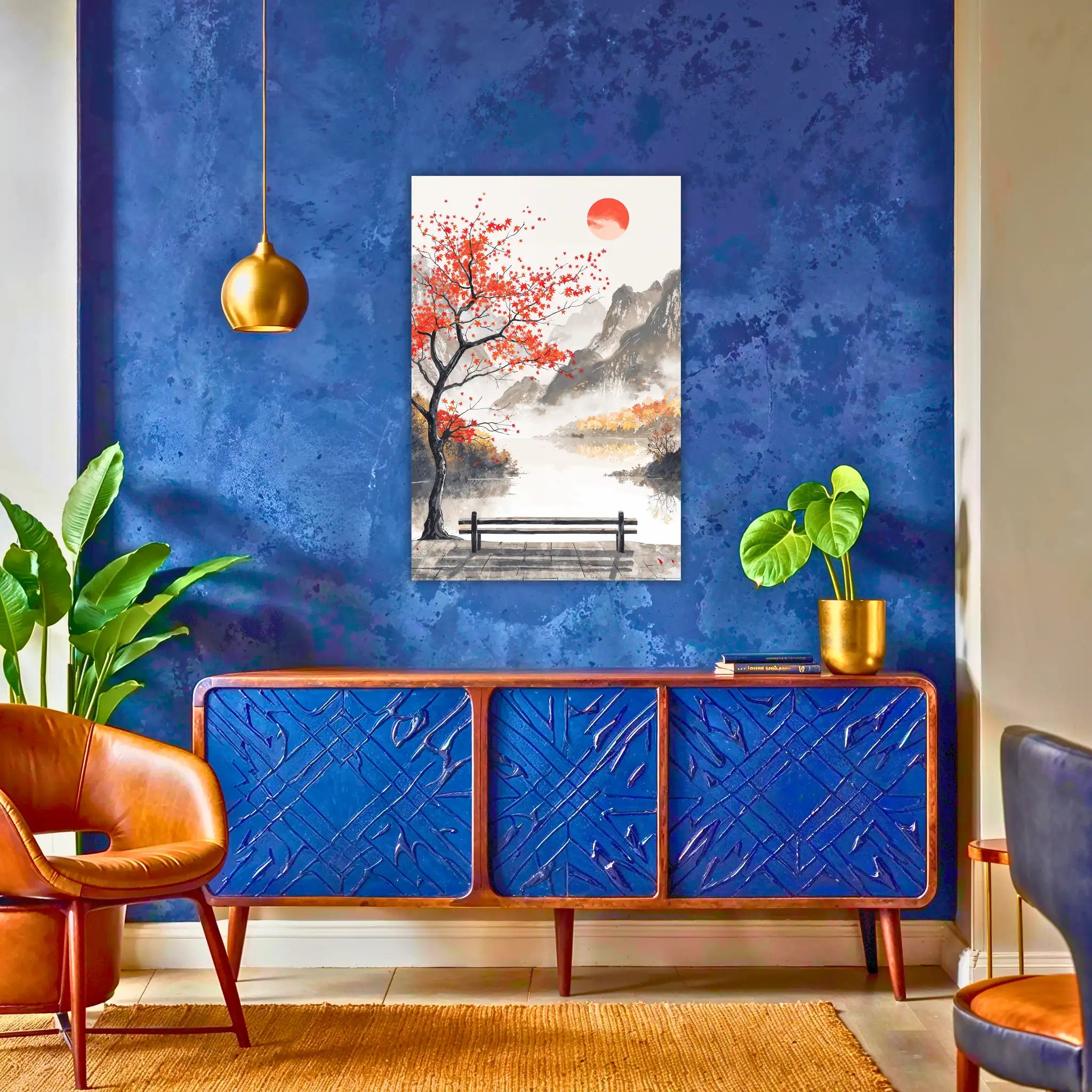 tableau-japonais-zen-au-dessus-du-buffet | DreamWay