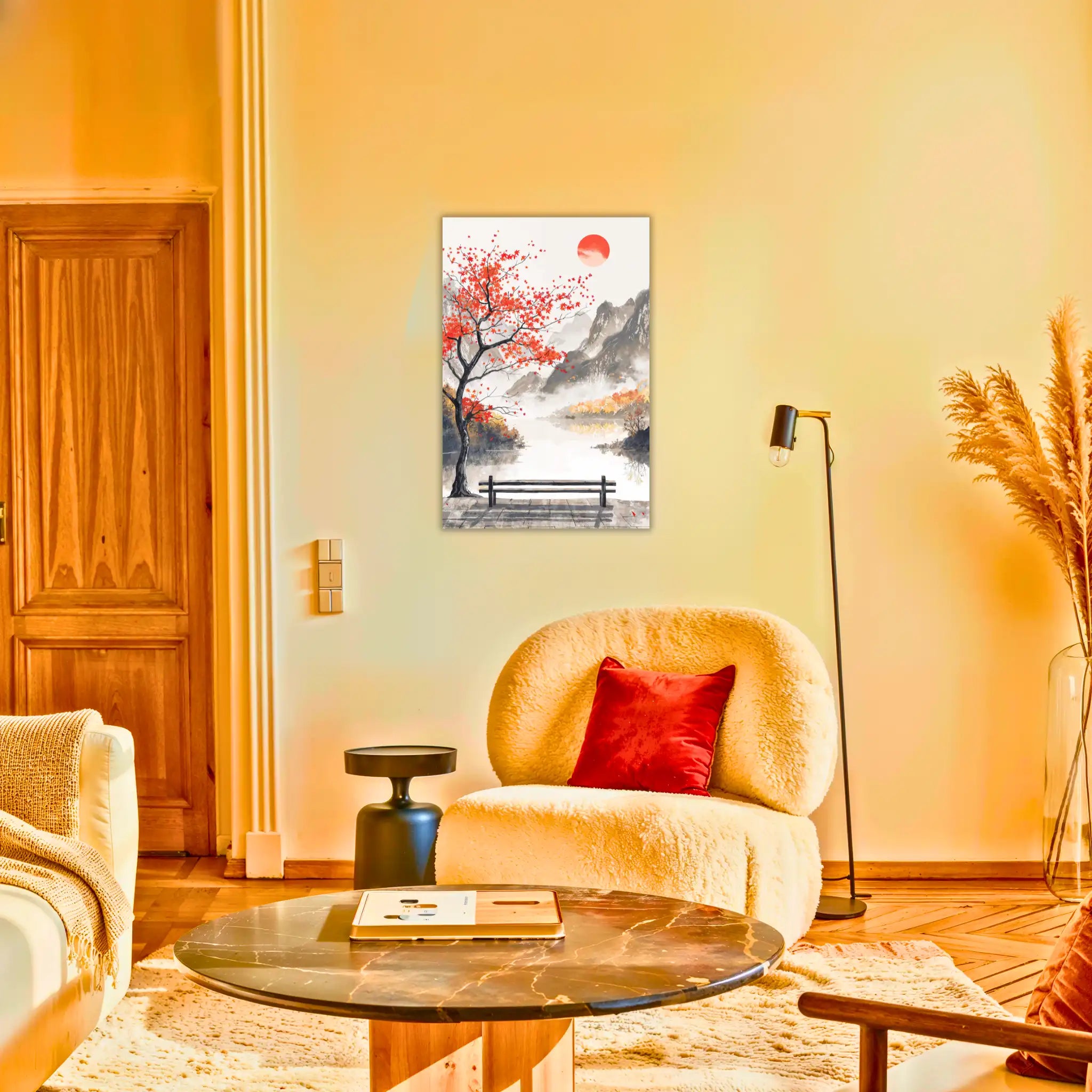 tableau-japonais-zen-au-salon | DreamWay