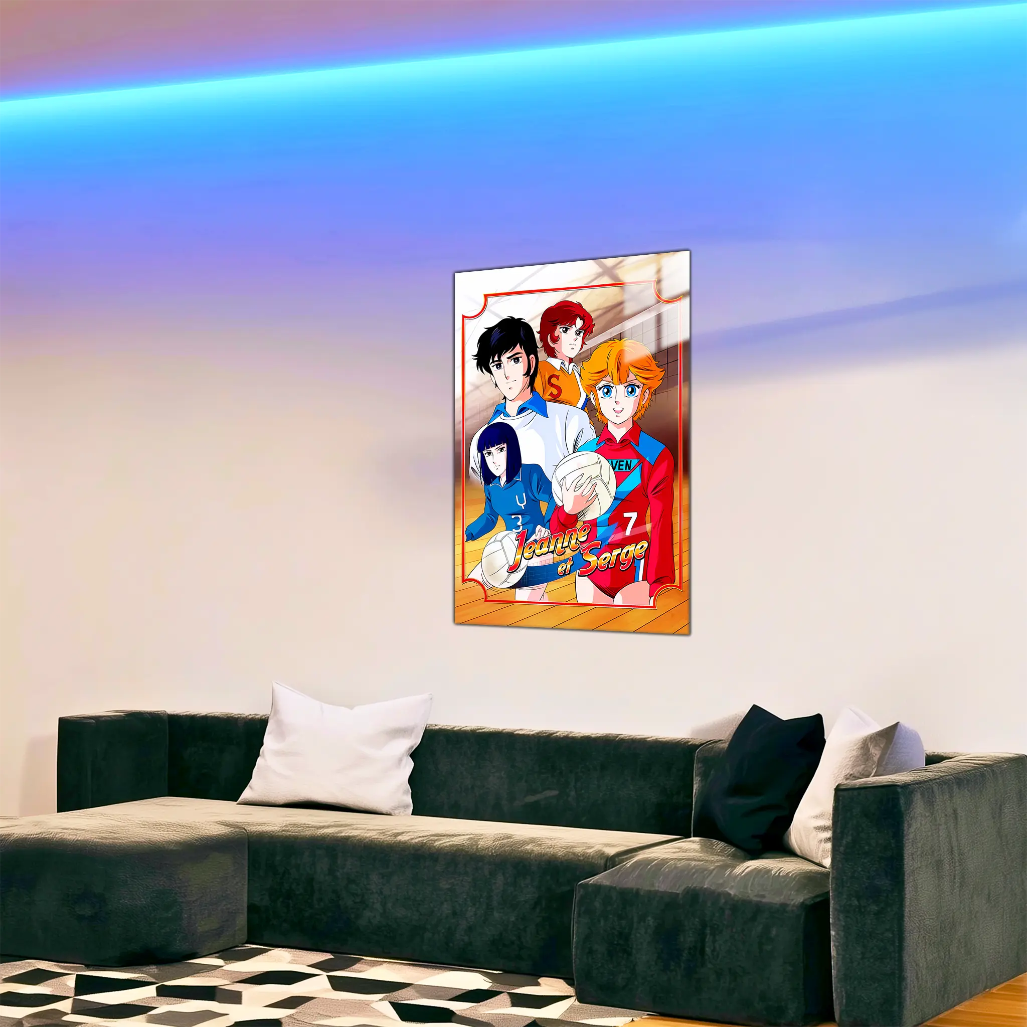 tableau-jeanne-et-serge-affiche-dans-le-salon | DreamWay