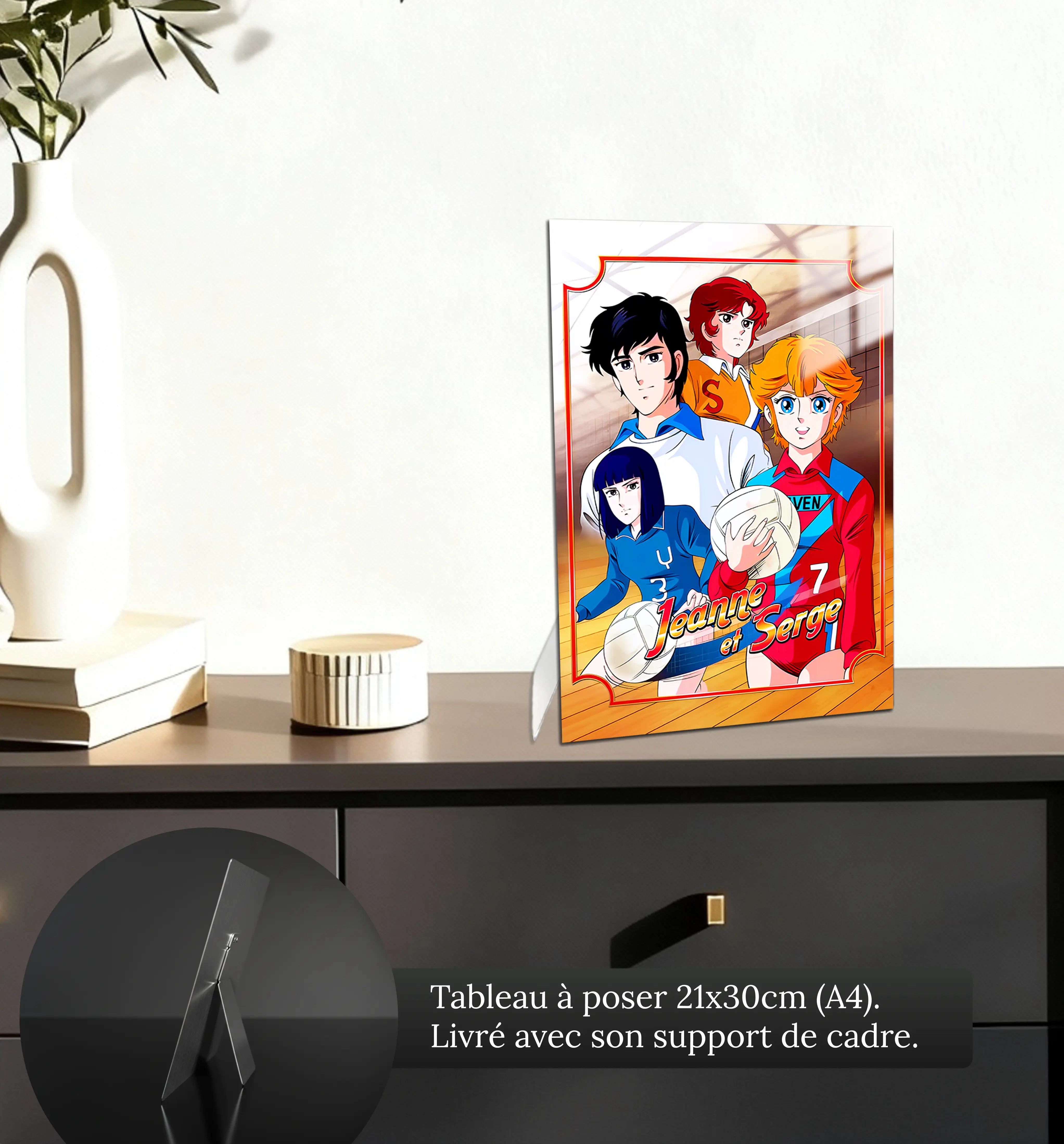 tableau-jeanne-et-serge-affiche-petit-format-a-poser-sur-meuble | DreamWay